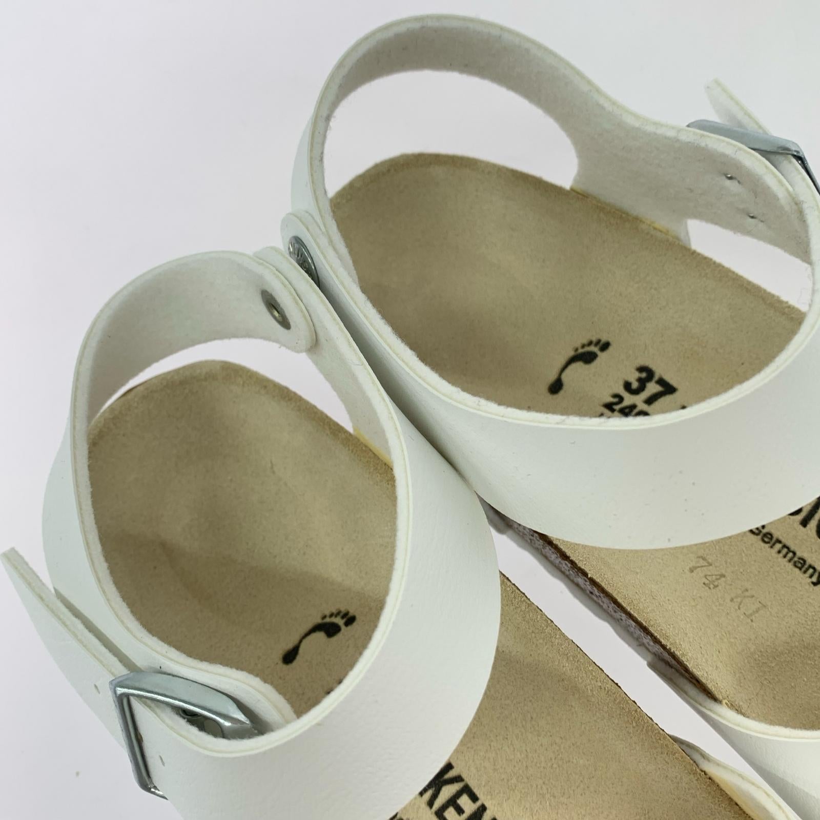 その他靴 BIRKENSTOCK RIO リオ ストラップサンダル 37 ホワイト 24cm (US6 UK5 1/2 EU38) ホワイト
