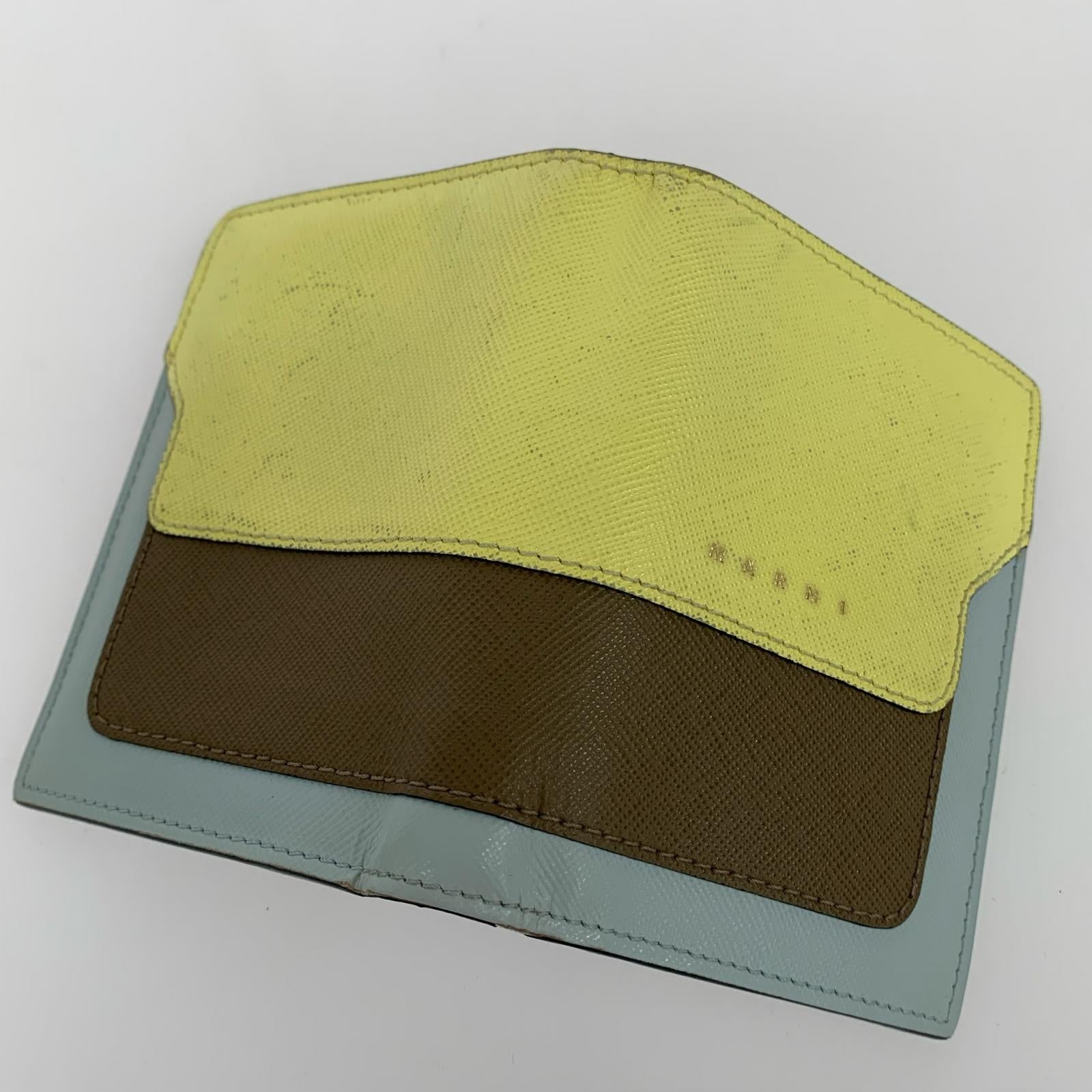 コンパクトウォレット MARNI トランク バイフォールド コンパクトウォレット マルチカラー マルチカラー