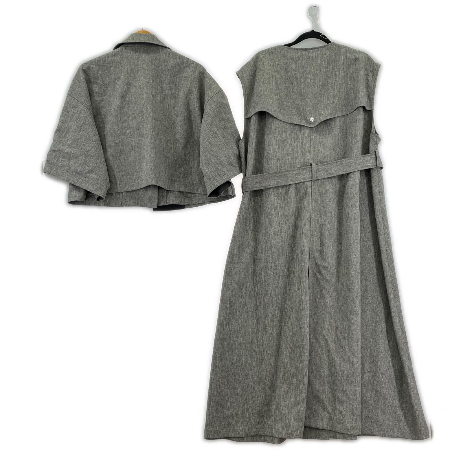 その他アウター 3WAY MILITARY DETAIL HS COAT M グレー