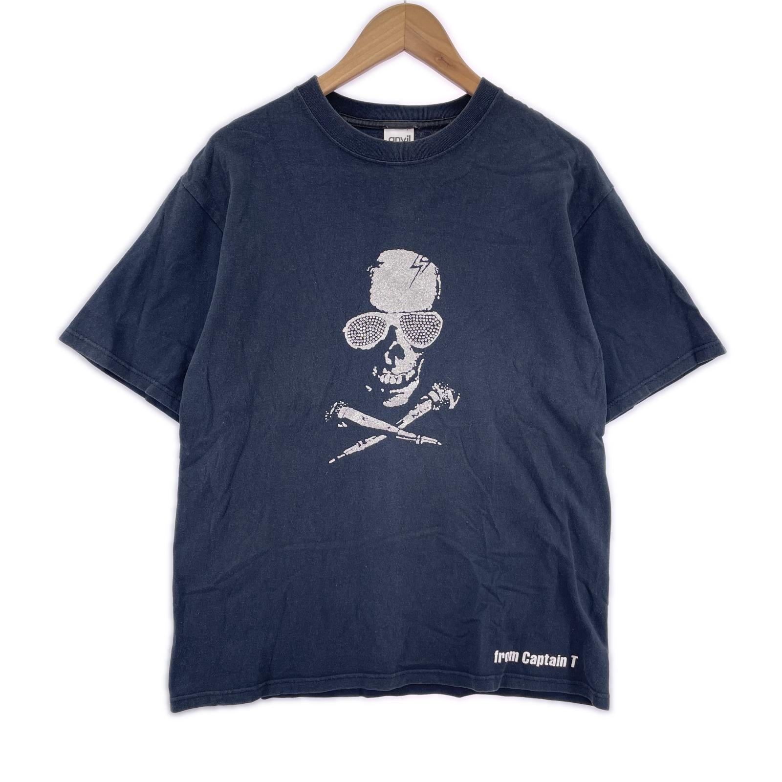 半袖Tシャツ from captain T スカル M ブラック