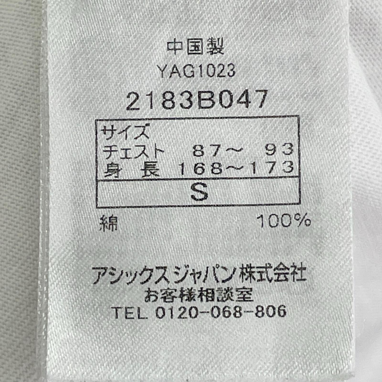 半袖Tシャツ ONITSUKA TIGER 白グラフィックTシャツ S ホワイト