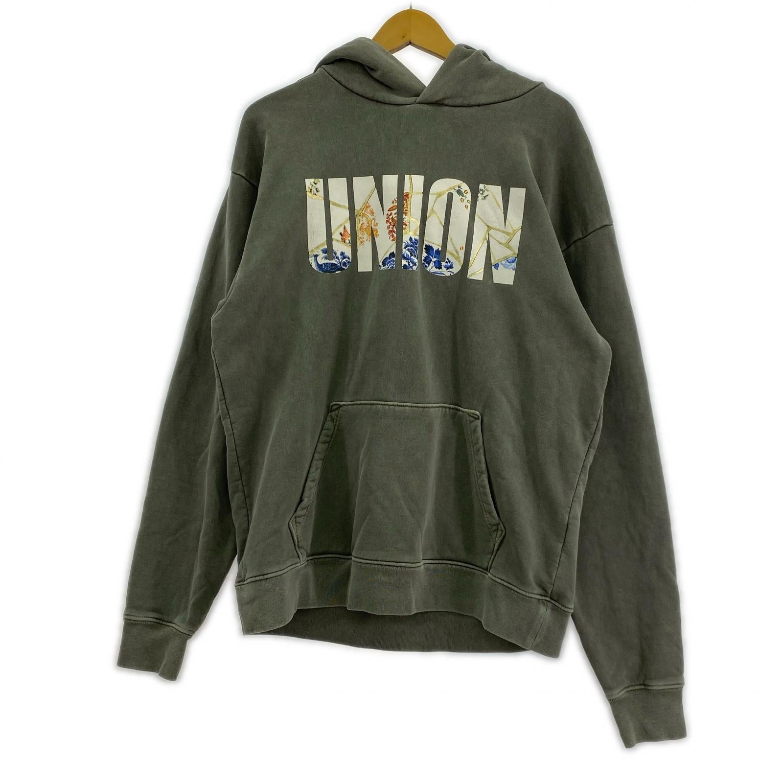 パーカー UNION TOKYO 4th Craced Hood (2) 2 グレー