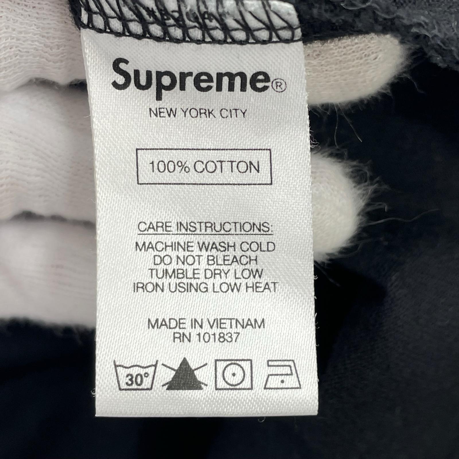 長袖Tシャツ スモールボックスロゴ 黒 (S) S ブラック