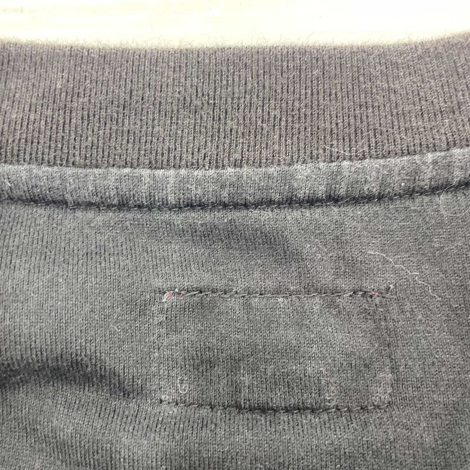 長袖Tシャツ スモールボックスロゴ 黒 (S) S ブラック