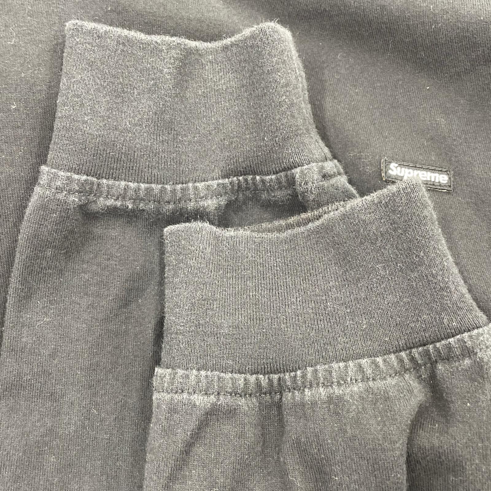 長袖Tシャツ スモールボックスロゴ 黒 (S) S ブラック