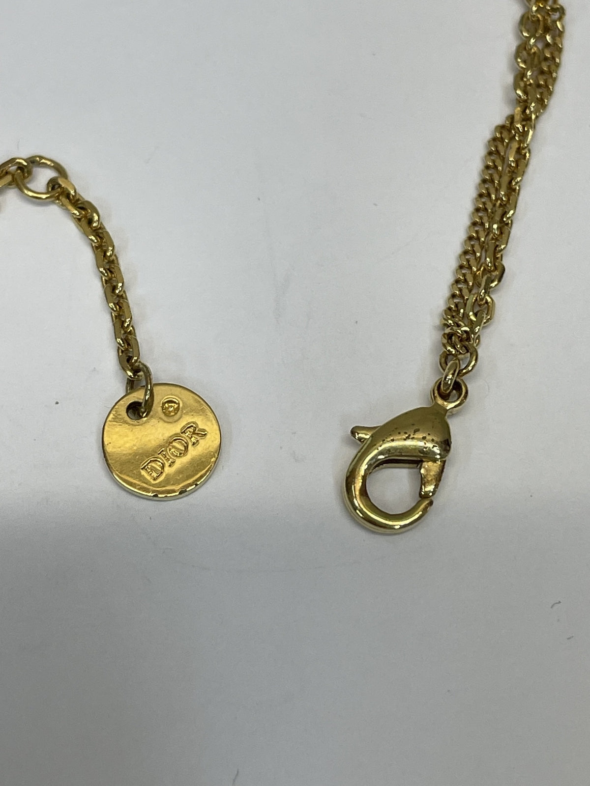 Dior CD ロゴ スター モチーフ ダブル ネックレス