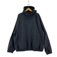 ジャケット lightweight nylon hooded jacket XXL 黒 ブラック