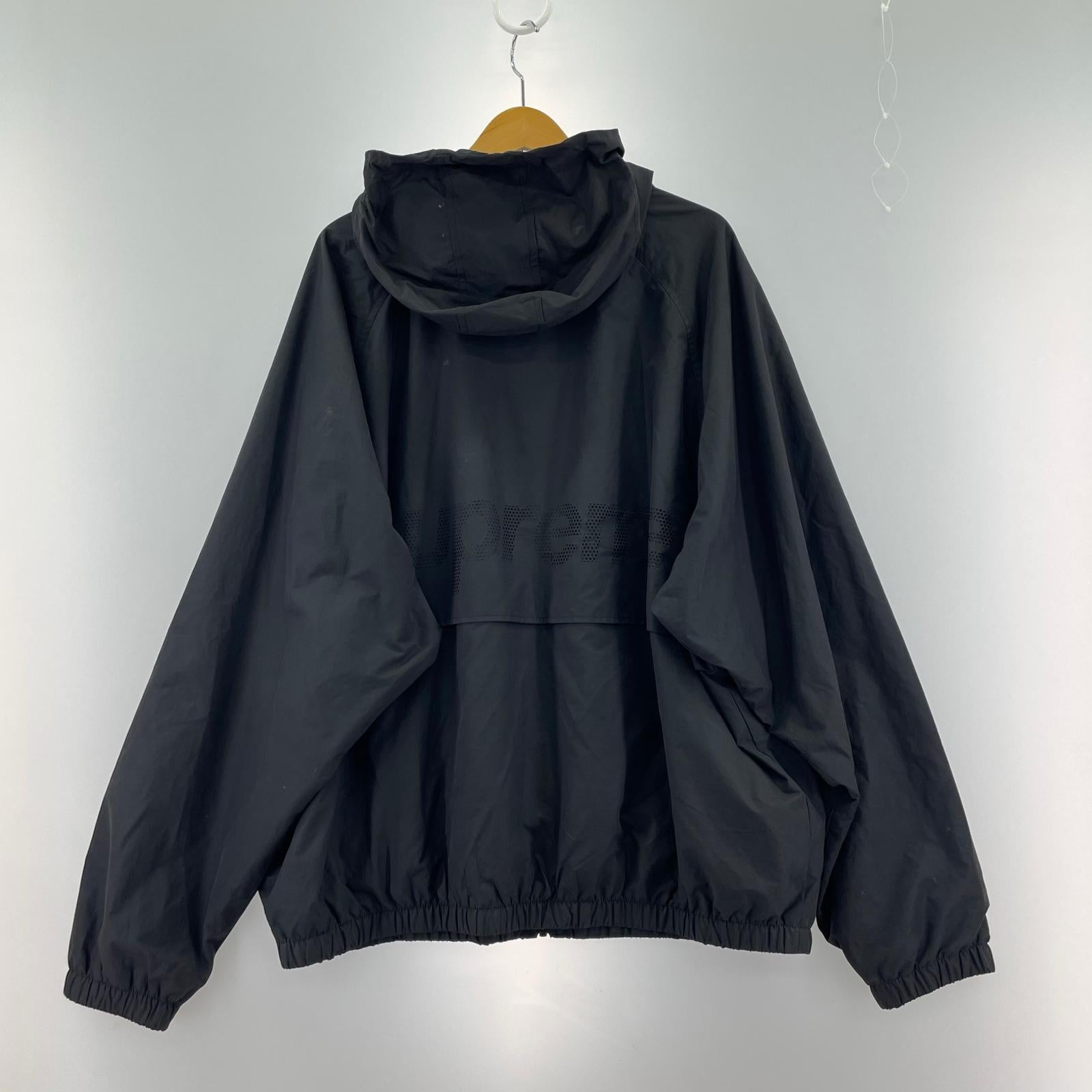 ジャケット lightweight nylon hooded jacket XXL 黒 ブラック