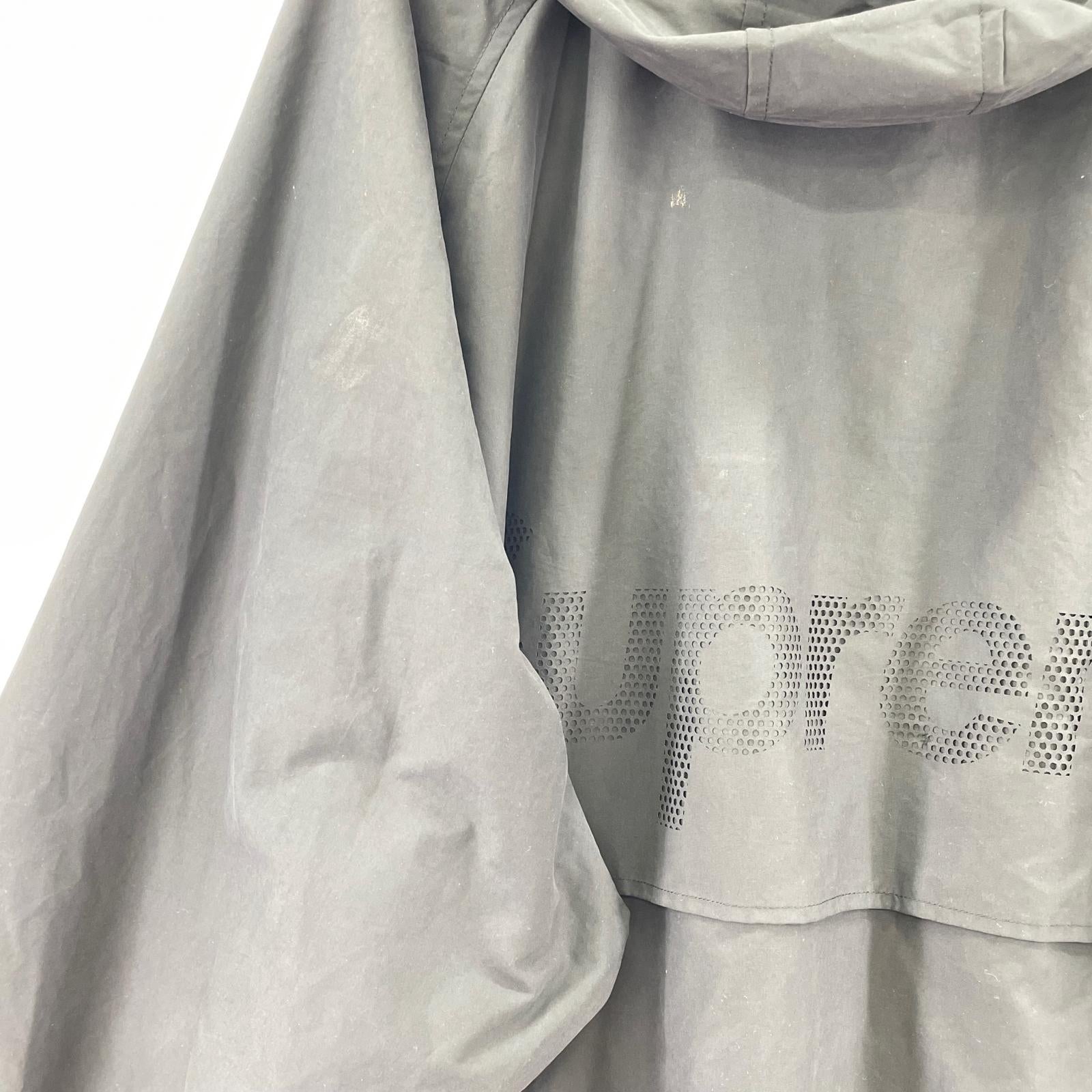 ジャケット lightweight nylon hooded jacket XXL 黒 ブラック