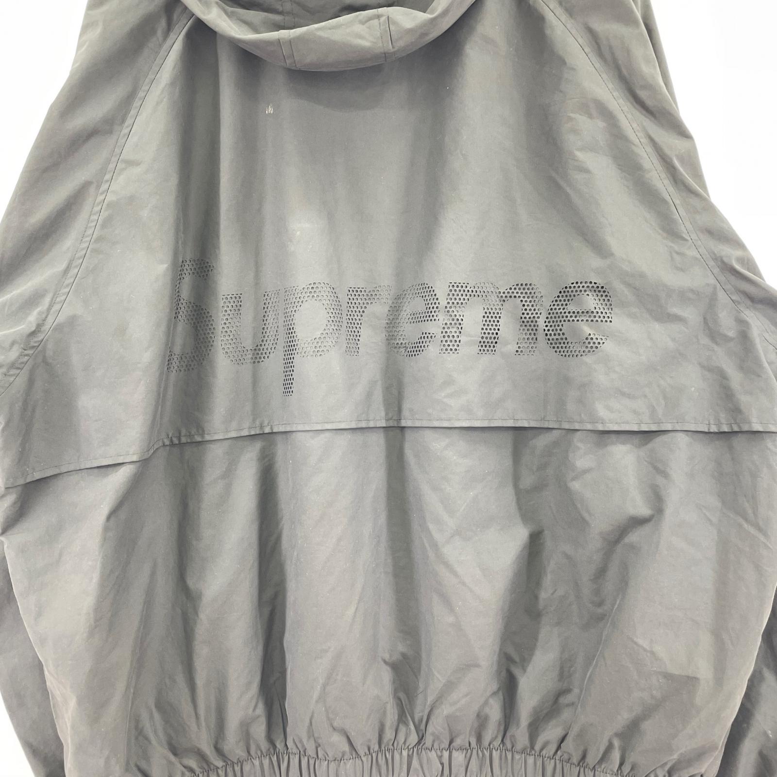 ジャケット lightweight nylon hooded jacket XXL 黒 ブラック