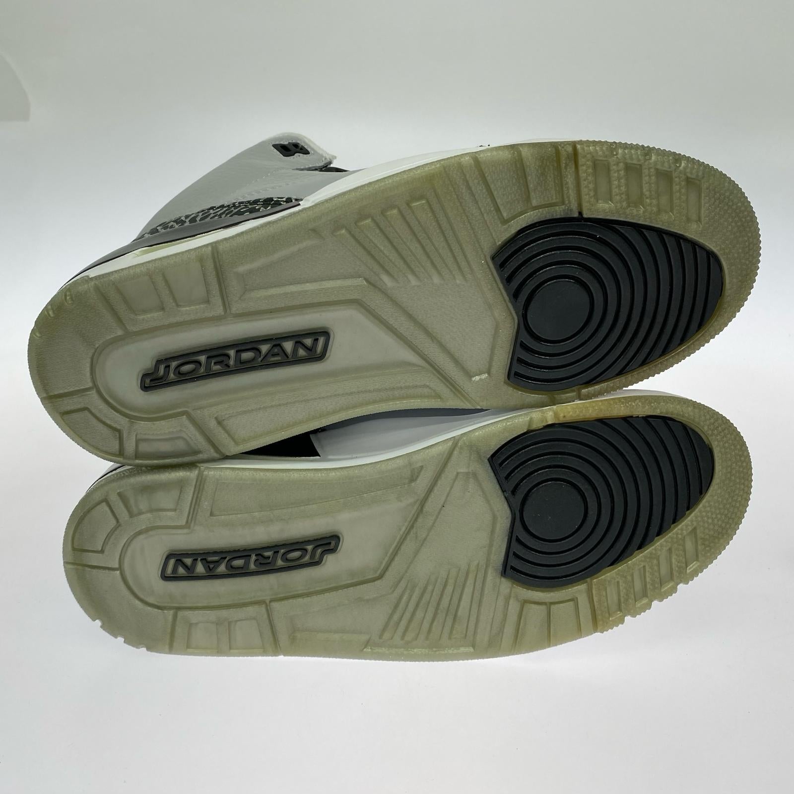 スニーカー JORDAN 3 RETRO 28.5cm 28.5cm (US10 1/2 UK10 EU47) グレー
