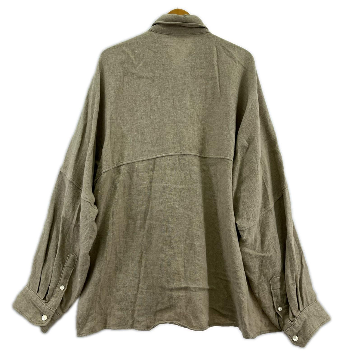 長袖シャツ W/L KIMONO SHIRT BEG (2) 2 ベージュ