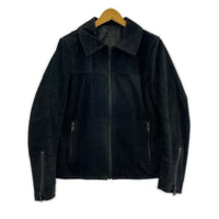 レザージャケット A LEATHER 牛革 レザージャケット 黒 52 ブラック