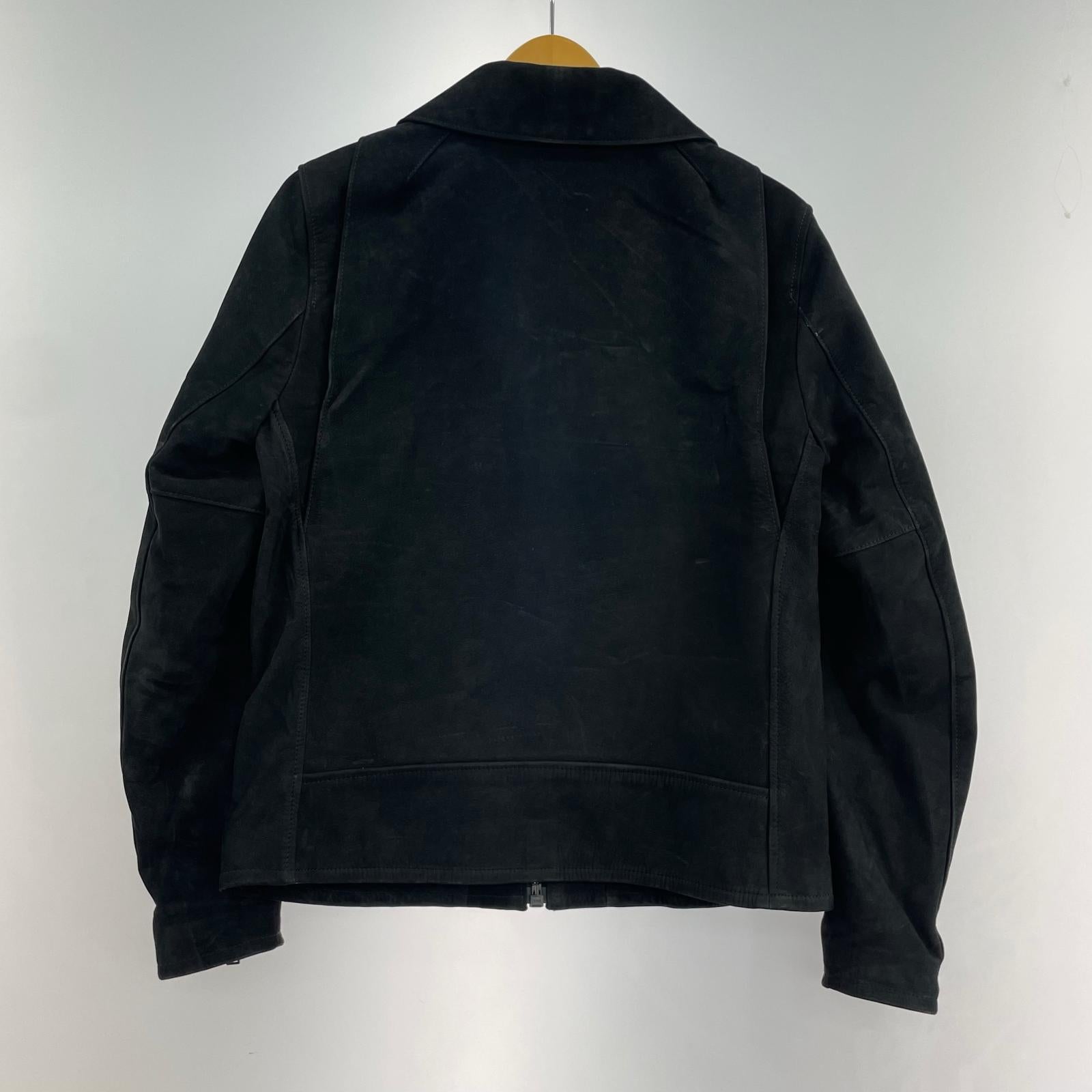 レザージャケット A LEATHER 牛革 レザージャケット 黒 52 ブラック
