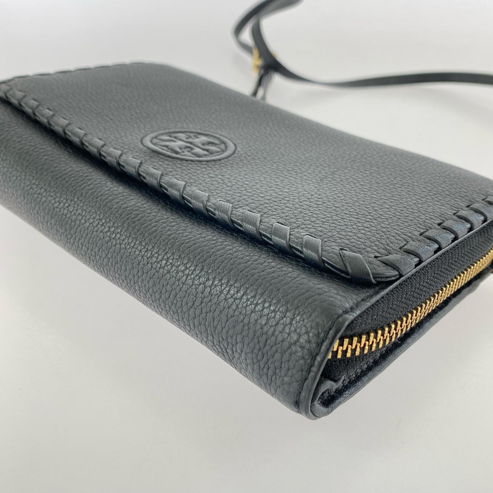 ステッチ 黒 ウォレットショルダー