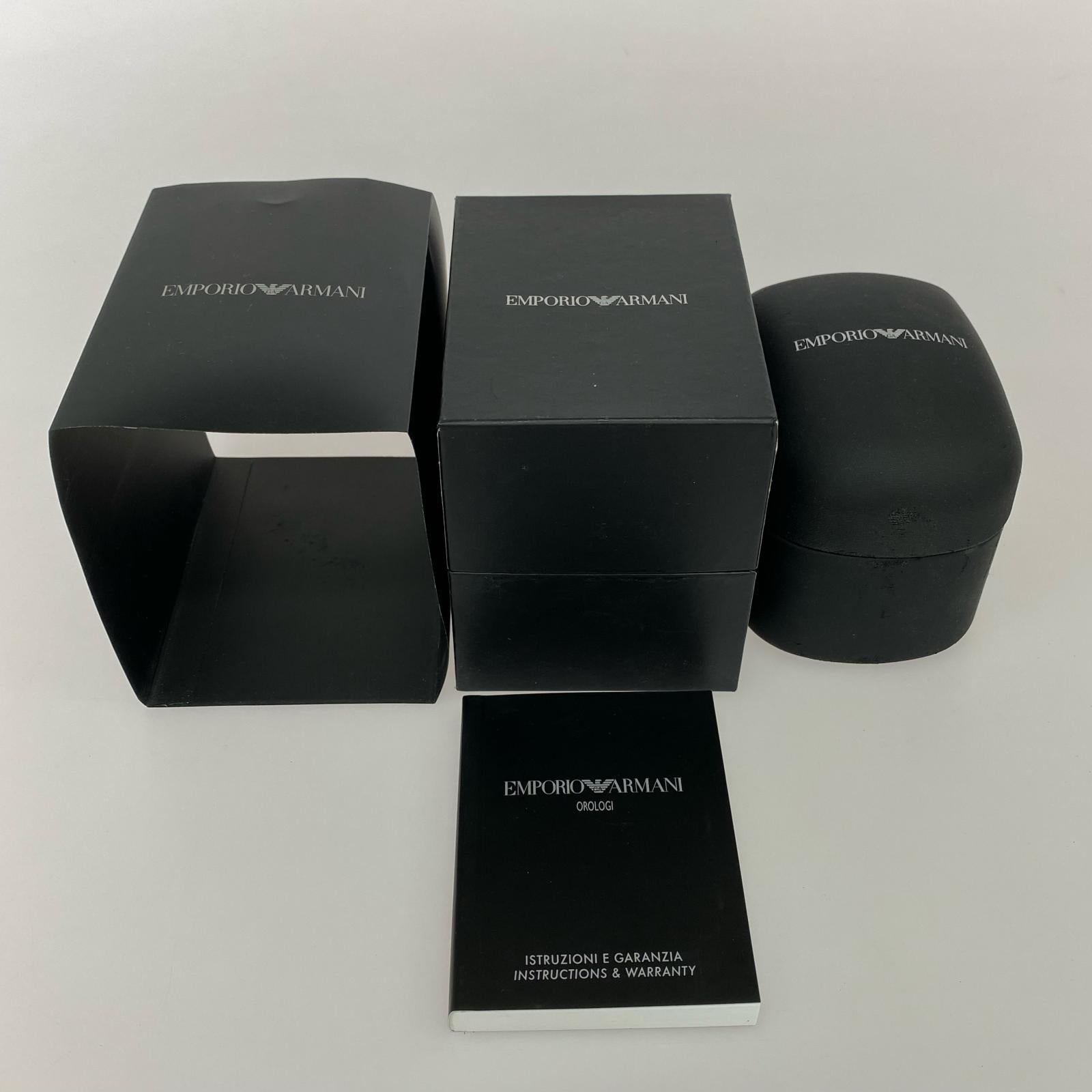 腕時計 EMPORIO ARMANI メンズ時計 ブラック