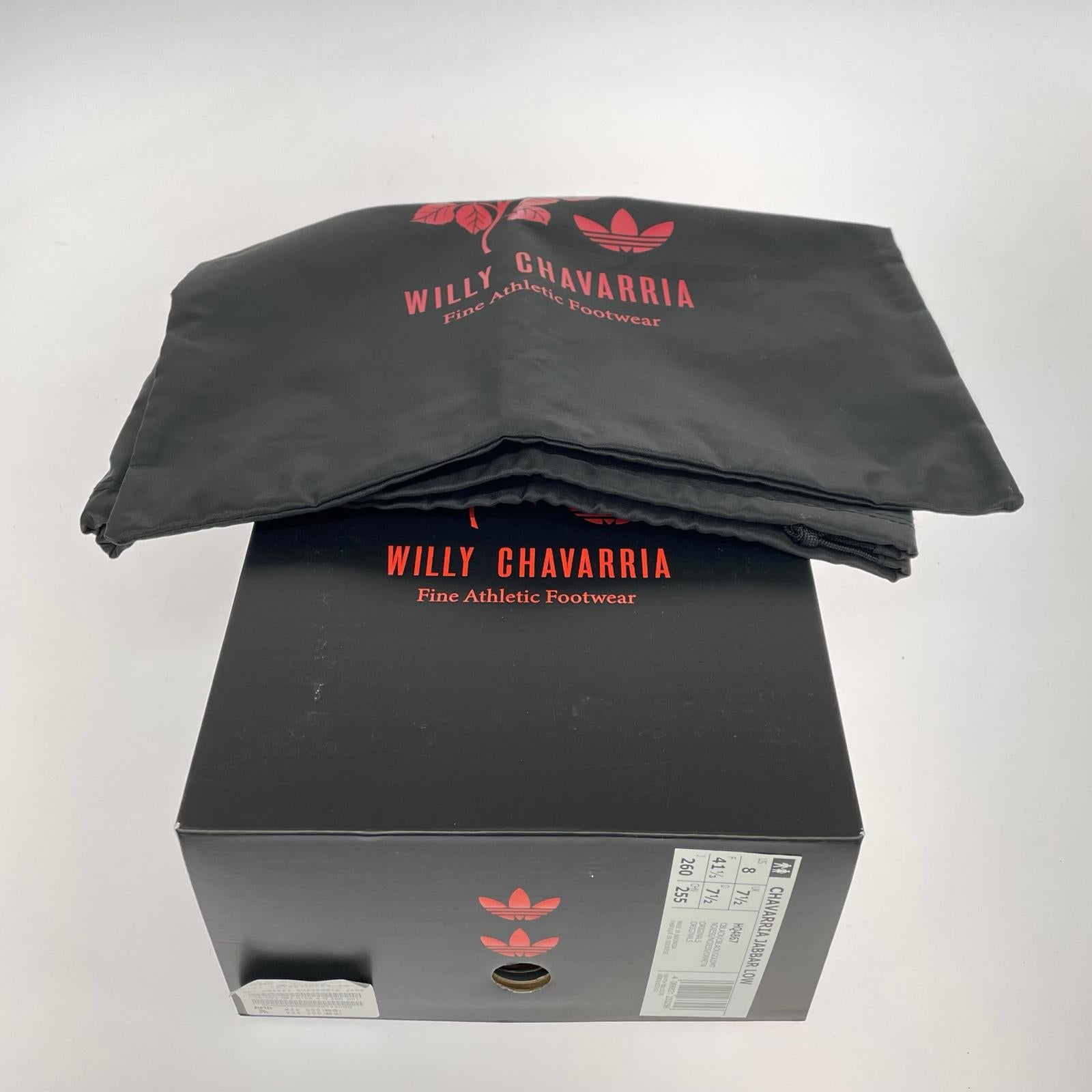スニーカー adidas×WILLY CHAVARRIA CHAVARRIA JABBAR LOW HQ4867 (26) 26cm (US8 UK7 1/2 EU42) ブラック