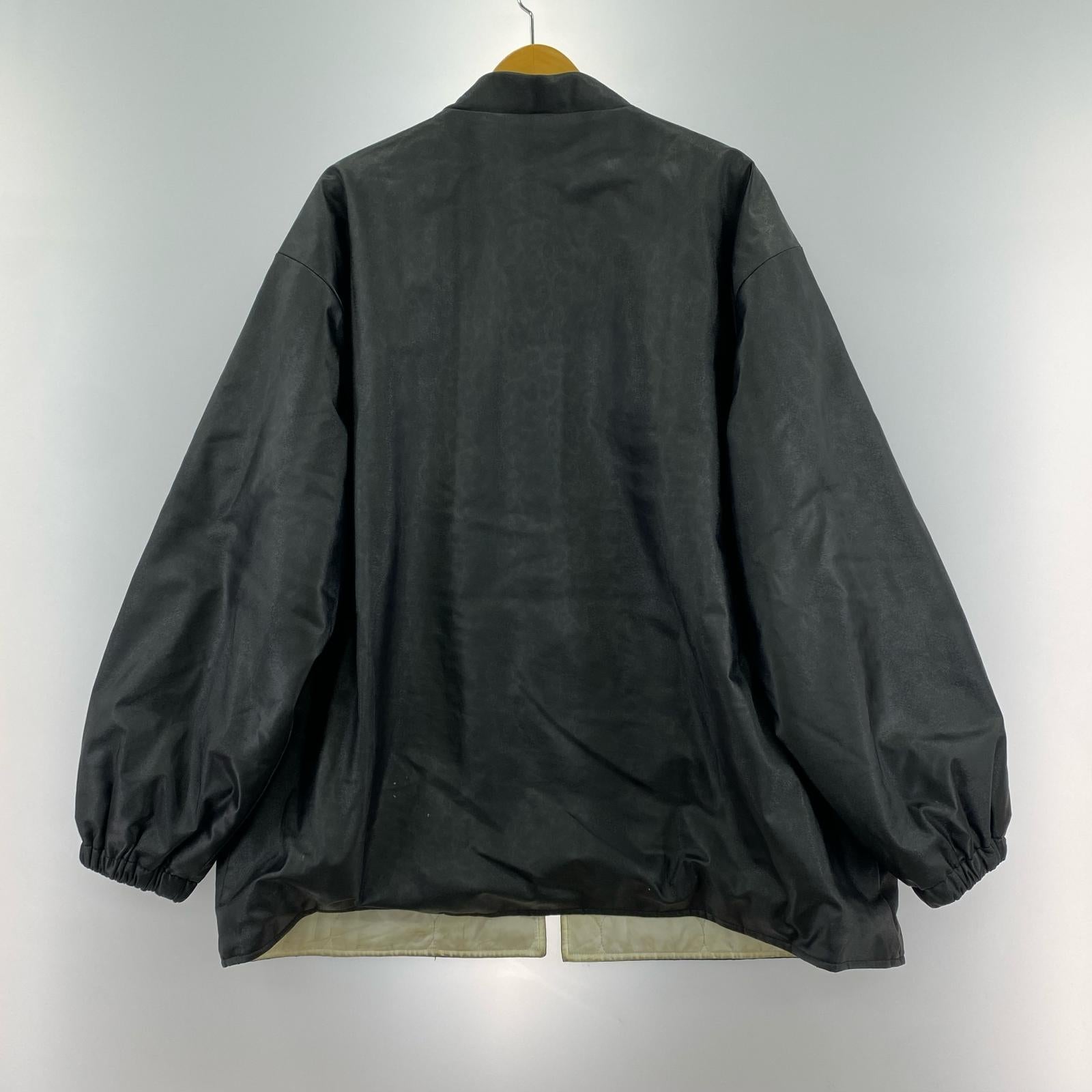 ジャケット S.C. SUR COAT FAUX LTHR BLK M M ブラック