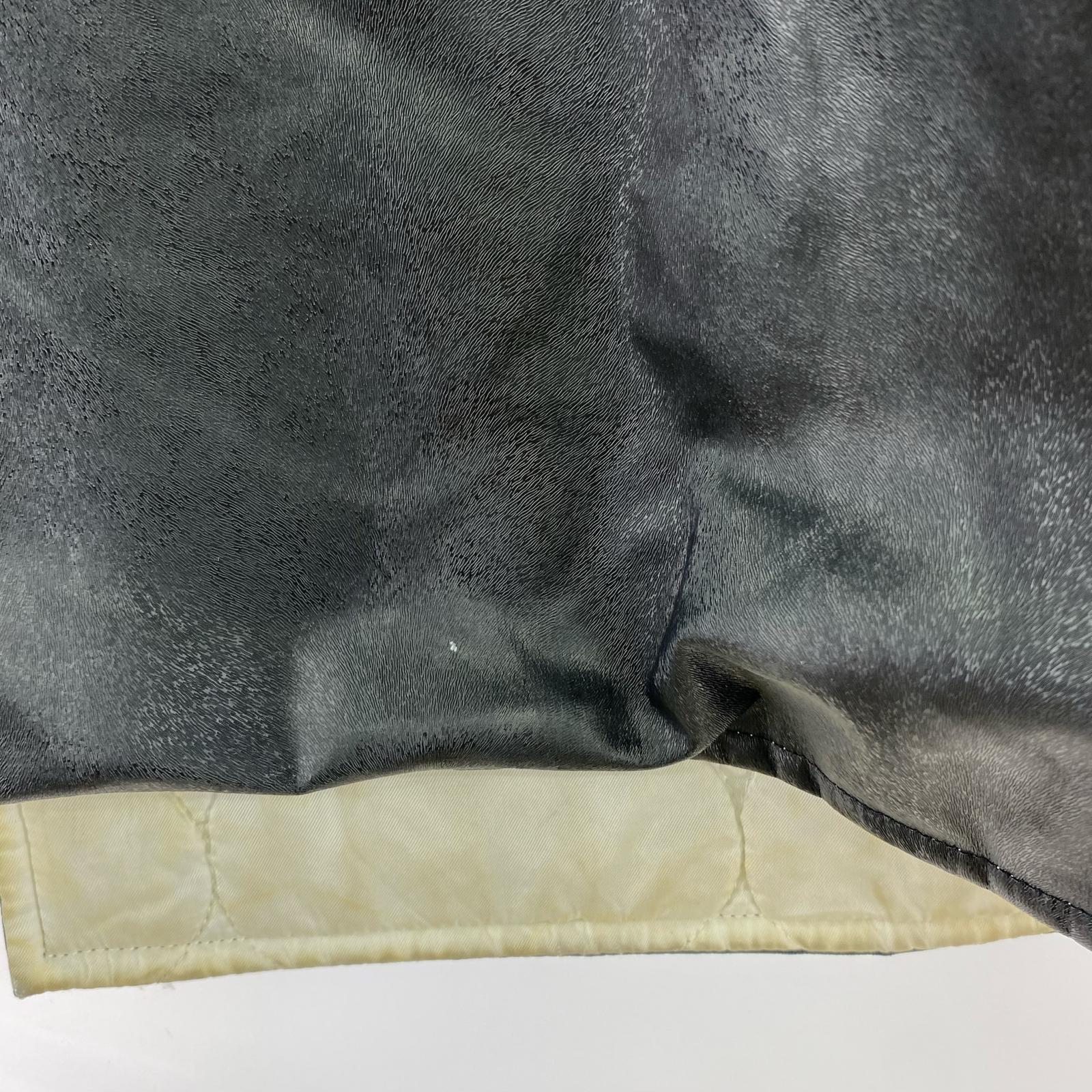 ジャケット S.C. SUR COAT FAUX LTHR BLK M M ブラック