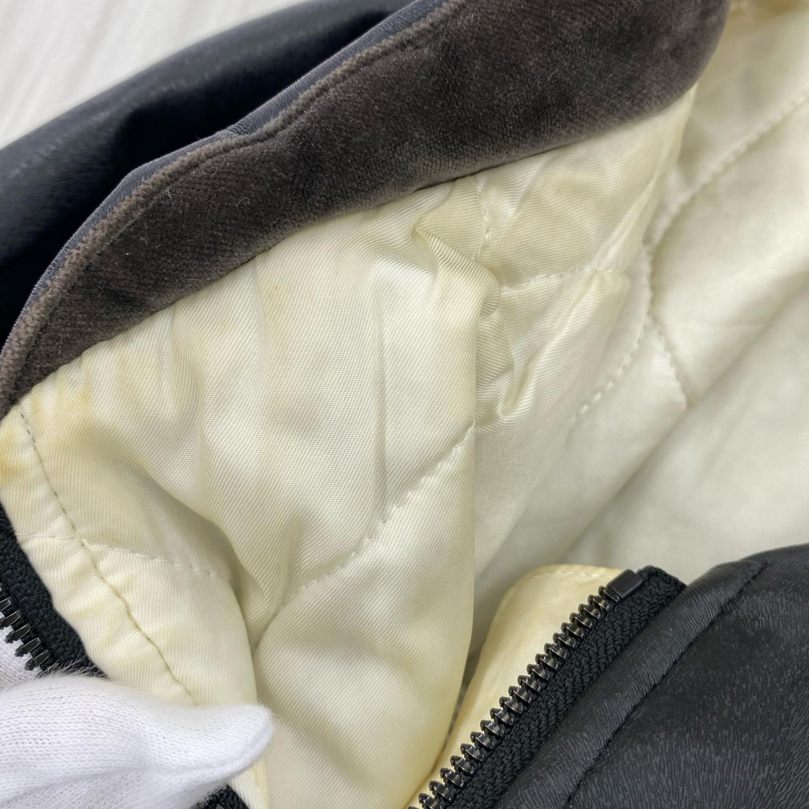 ジャケット S.C. SUR COAT FAUX LTHR BLK M M ブラック