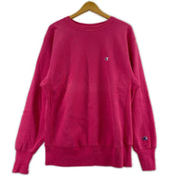 スウェット 90s REVERSE WEAVE USA製 無地 L L ピンク