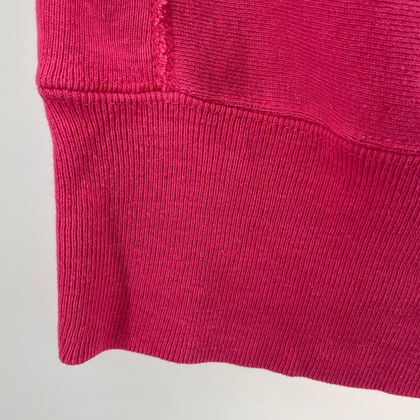 スウェット 90s REVERSE WEAVE USA製 無地 L L ピンク