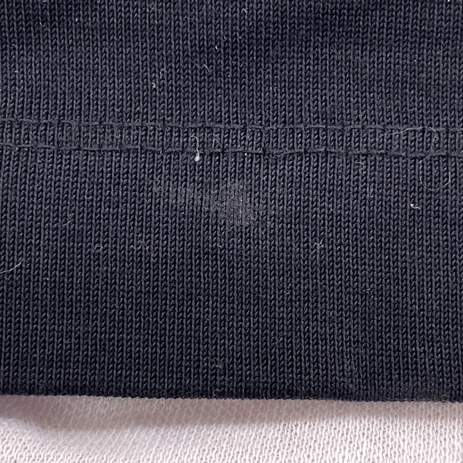 長袖Tシャツ cotton long sleeve t-shirt M ブラック
