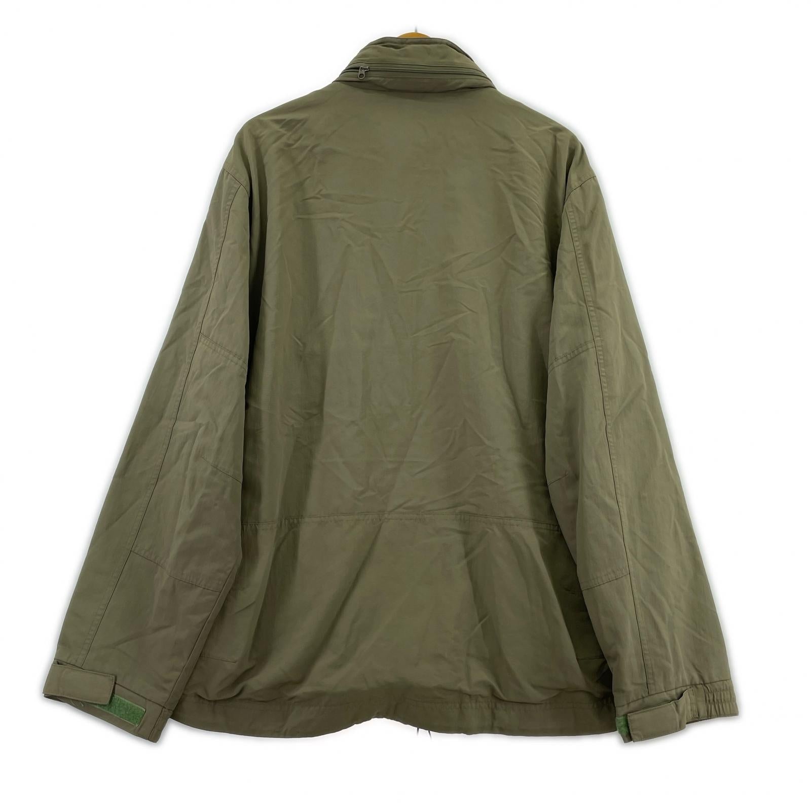 マウンテンパーカー ナイロンジップアップ M M カーキ