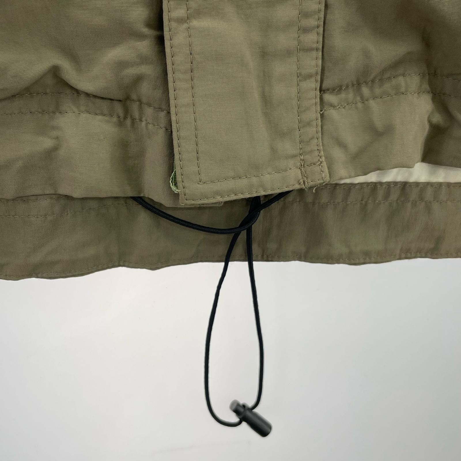 マウンテンパーカー ナイロンジップアップ M M カーキ