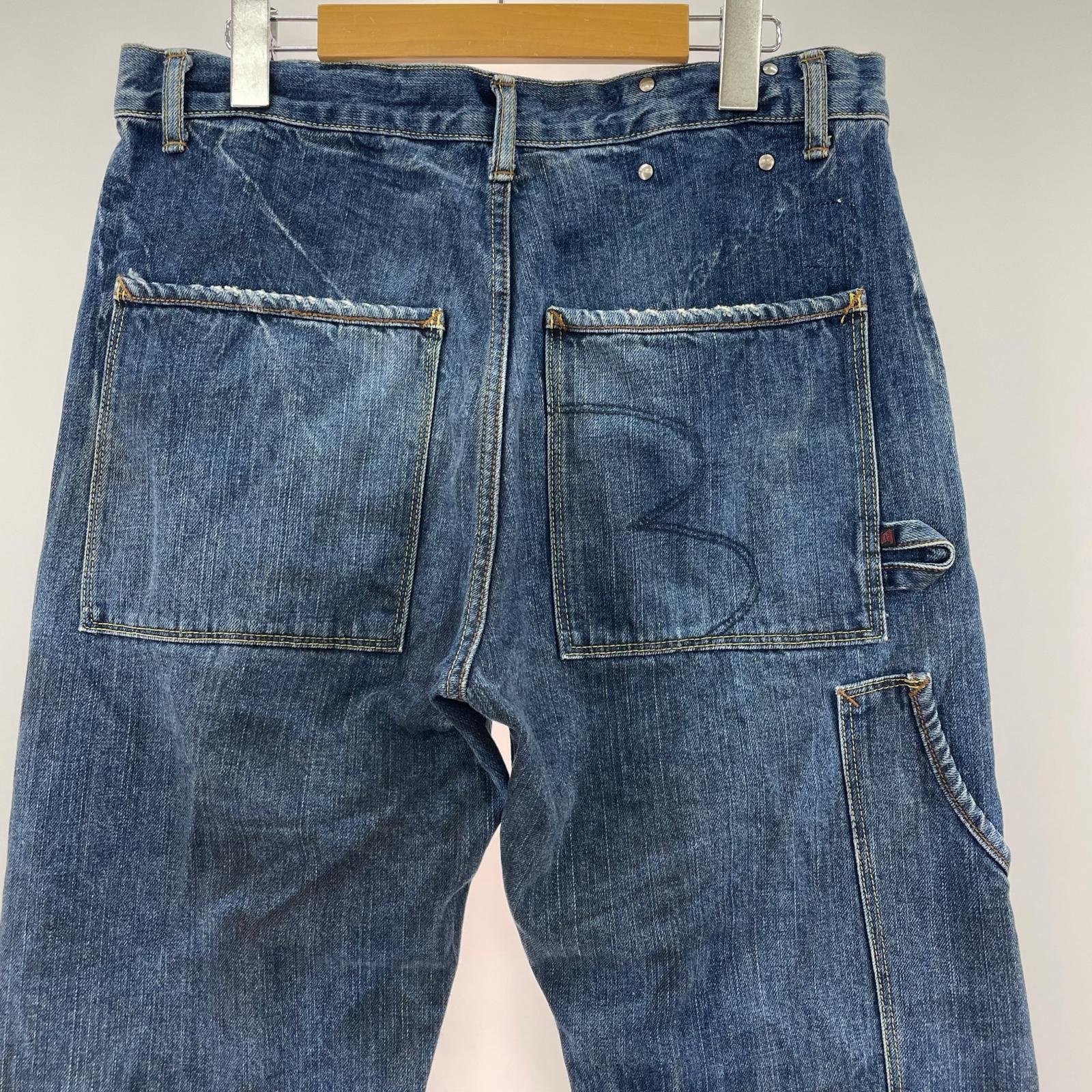 デニムパンツ デニムペインター M ブルー