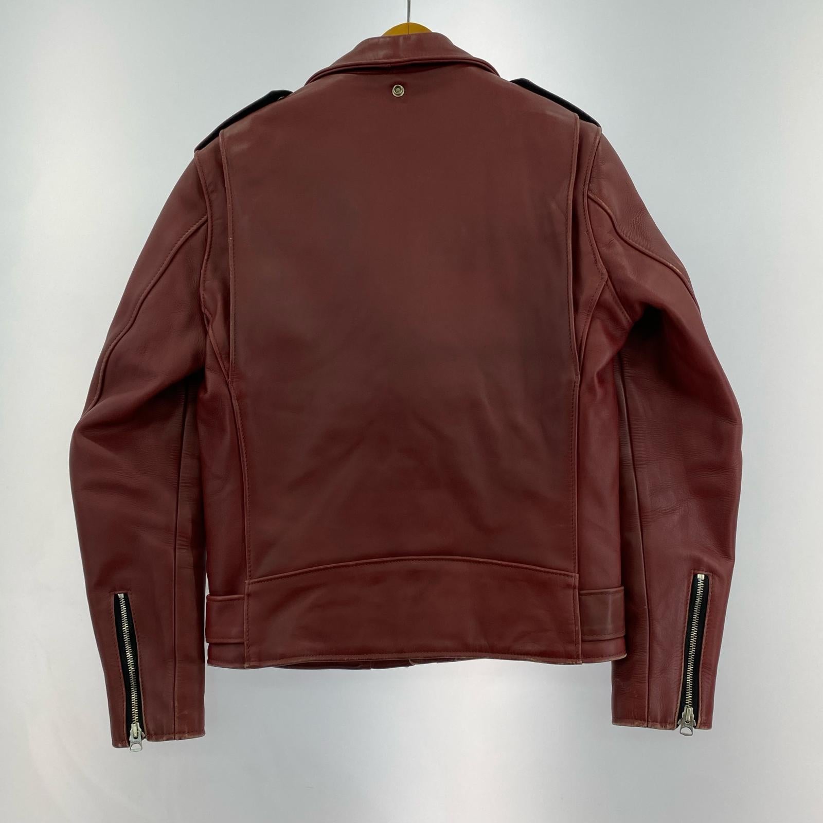 ジャケット SCHOTT 613UST ワンスターダブルライダース 36 ブラウン