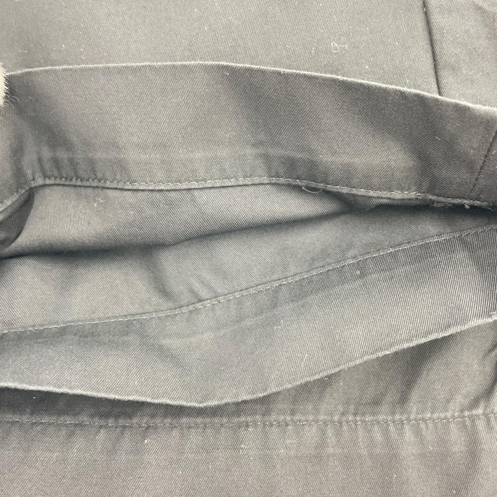 パンツ DOUBLE PLEATED CHINO TROUSERS ブラック