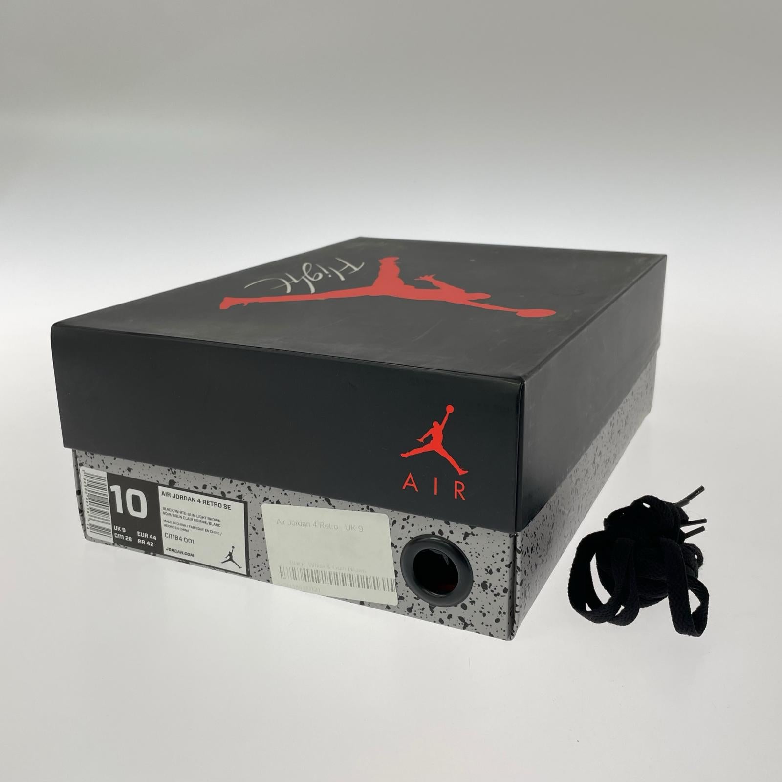 スニーカー Air Jordan 4 Retro (28.0cm) CI1184-001 28cm (US10 UK9 1/2 EU46) ブラック