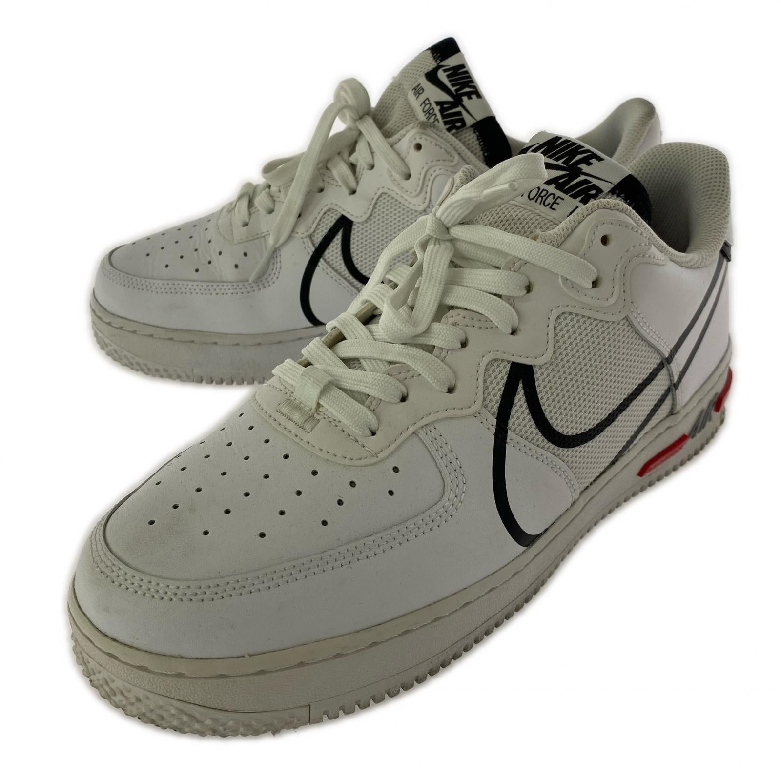 スニーカー Air Force 1 Low React White 28.0 28cm (US10 UK9 1/2 EU46) ホワイト