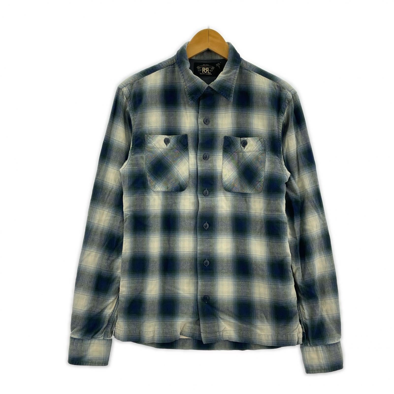 長袖シャツ OMBRE PLAID WORK SHIRTS 1つ星