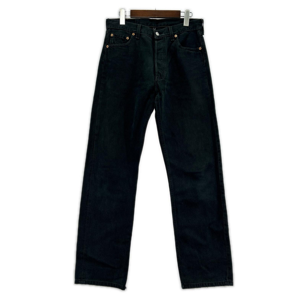デニムパンツ 90s usa製 501 w30 30 ブラック