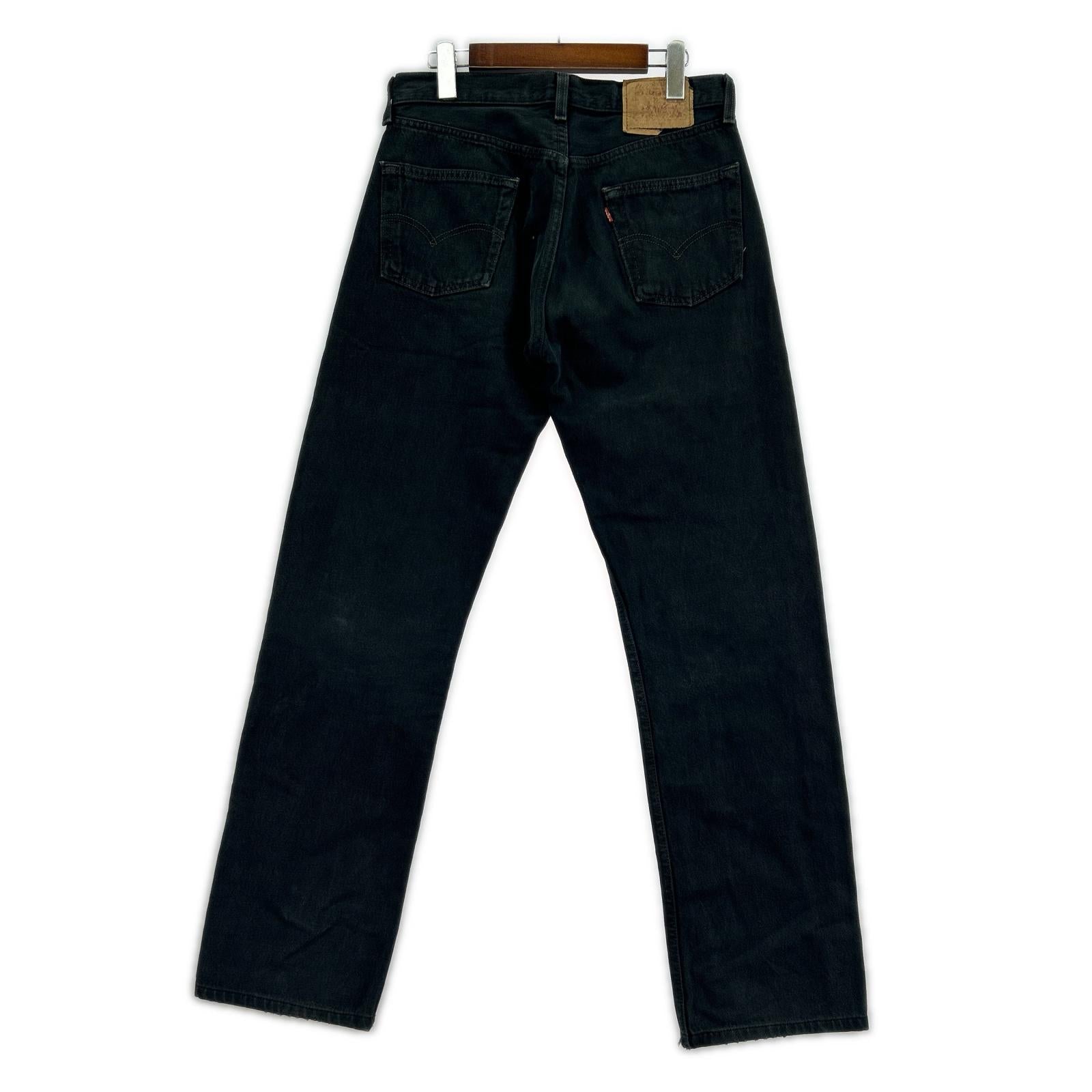 デニムパンツ 90s usa製 501 w30 30 ブラック