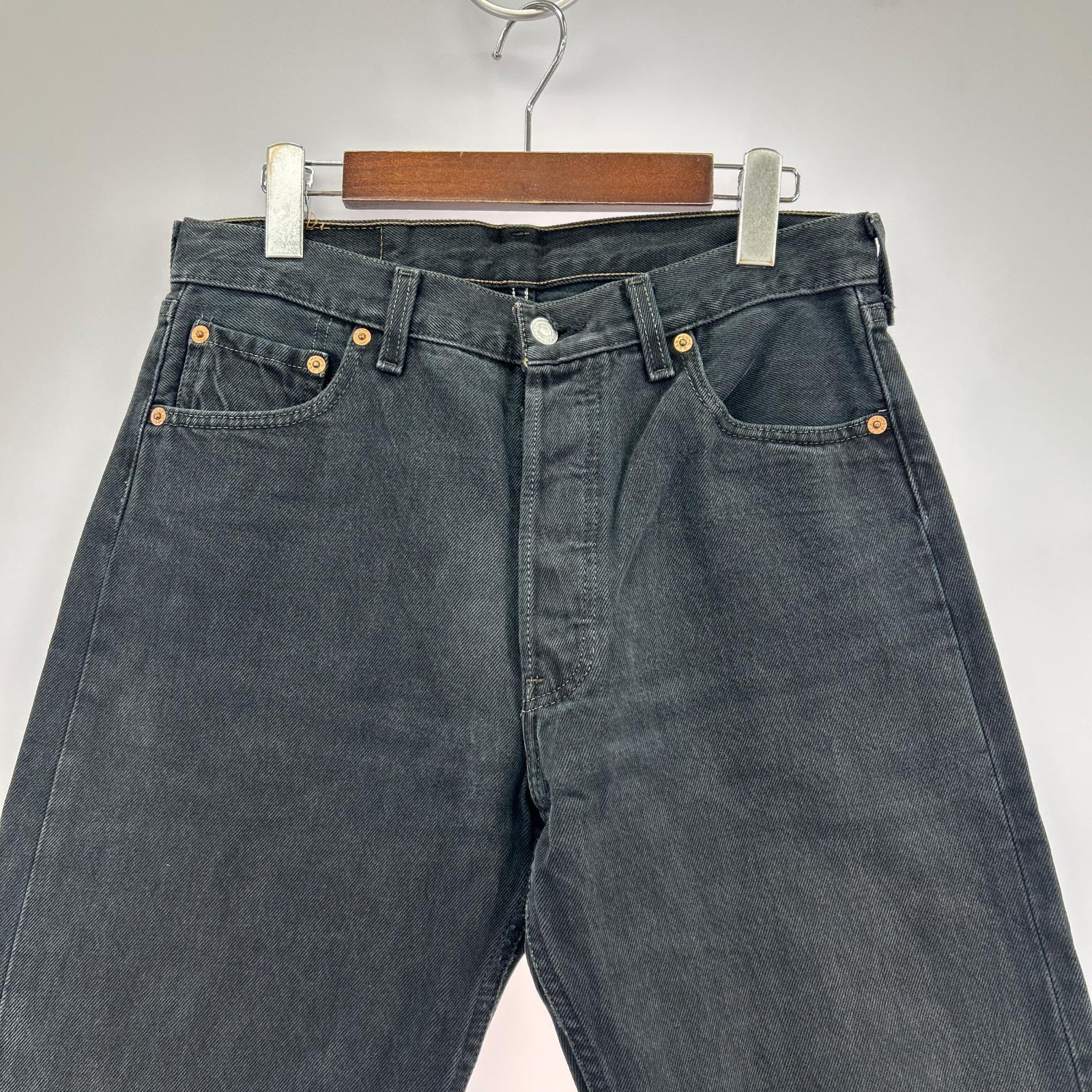 デニムパンツ 90s usa製 501 w30 30 ブラック