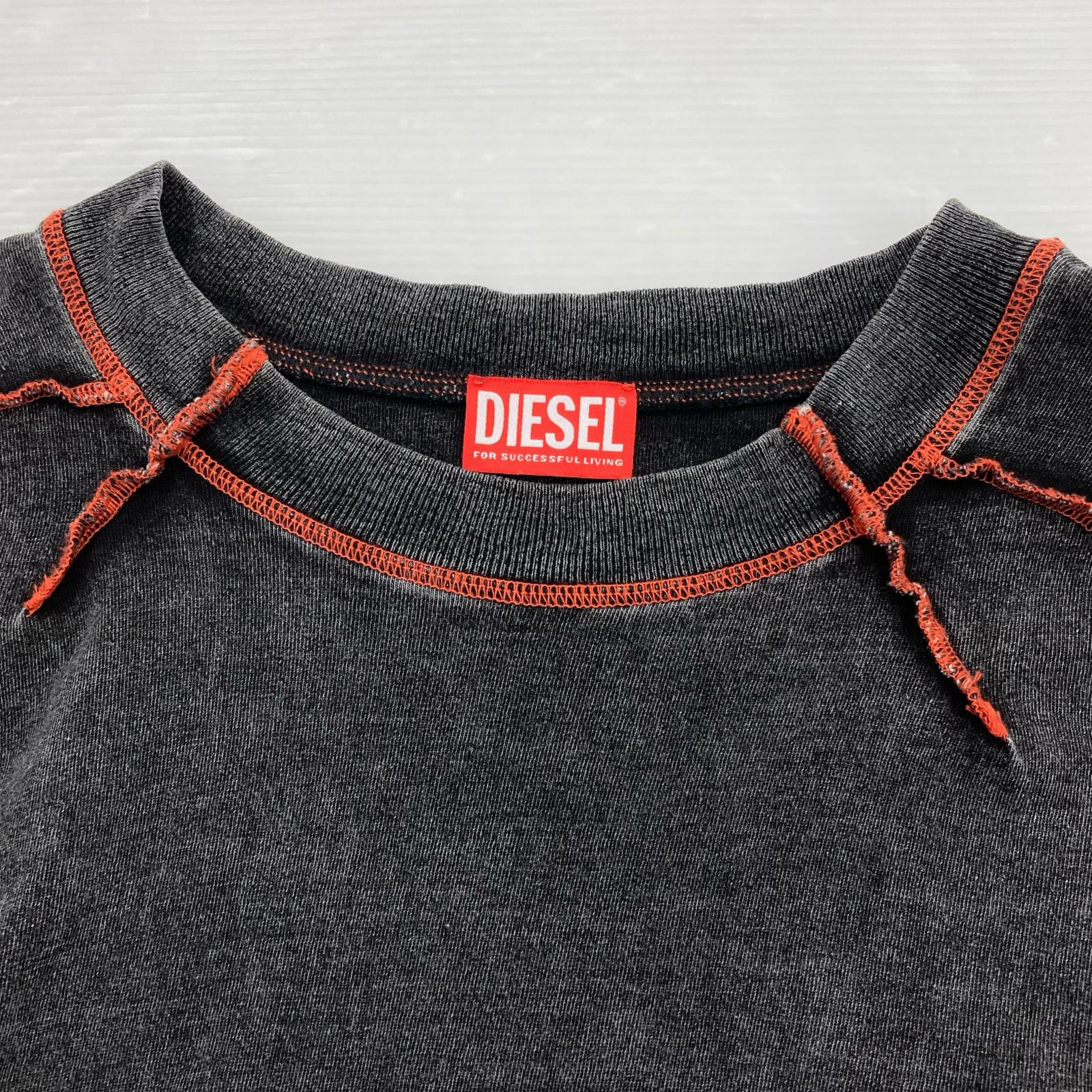 長袖Tシャツ T-WEEK-LS アウトシーム 黒 L ブラック
