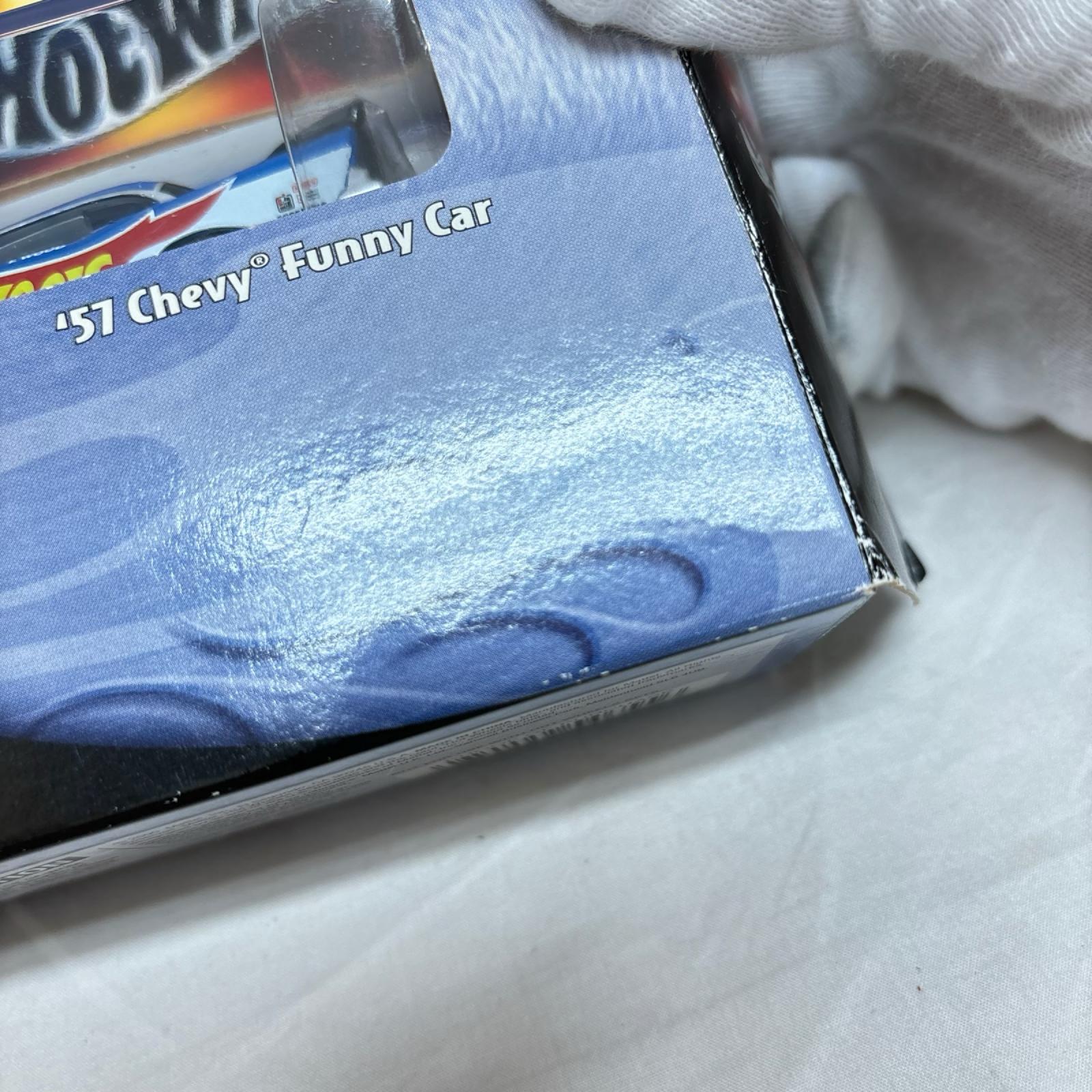 100% Hotwheels 57 Chevy Funny car マテル ミニカーその他