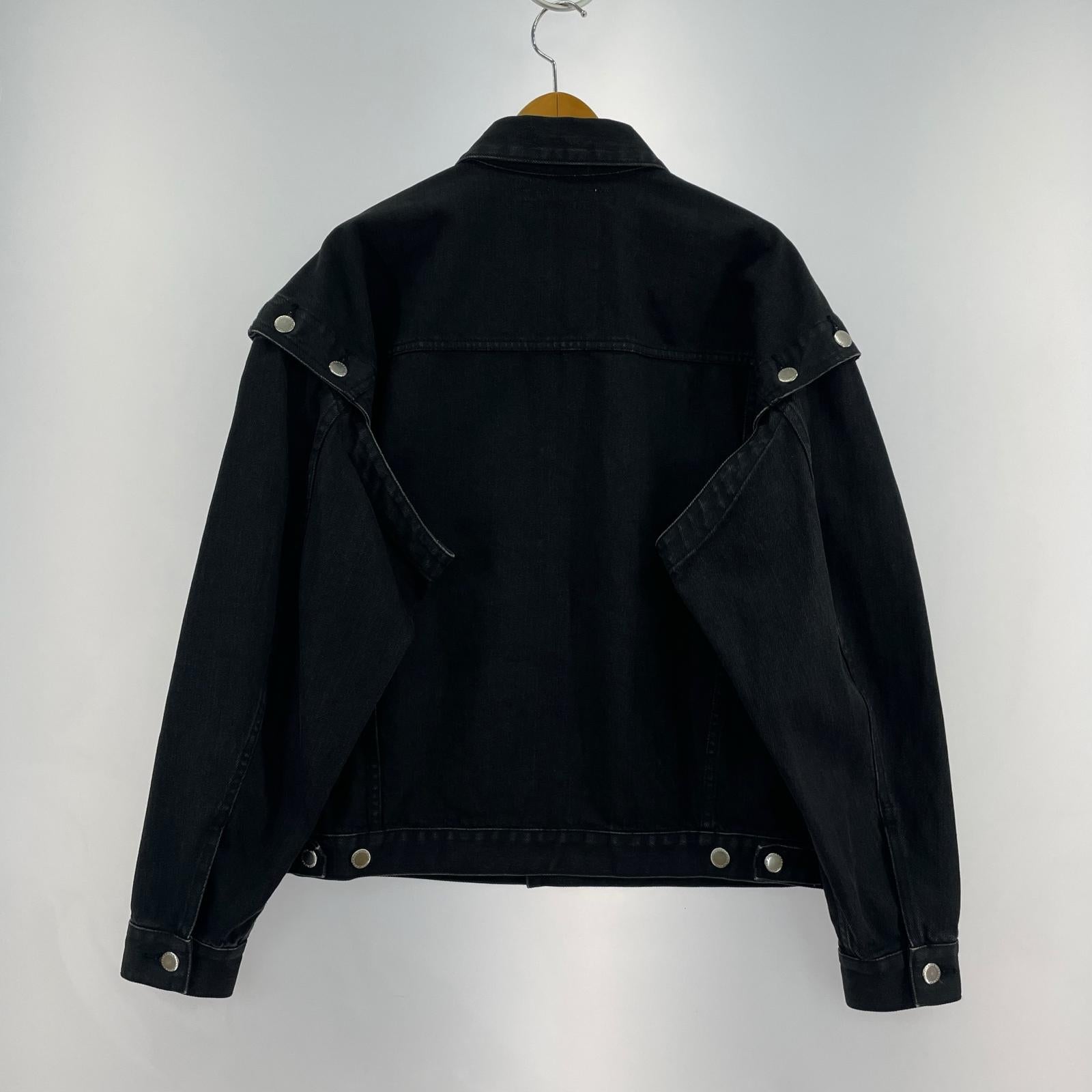 デニムジャケット 袖ドッキング デニムジャケット (46) 46 ブラック