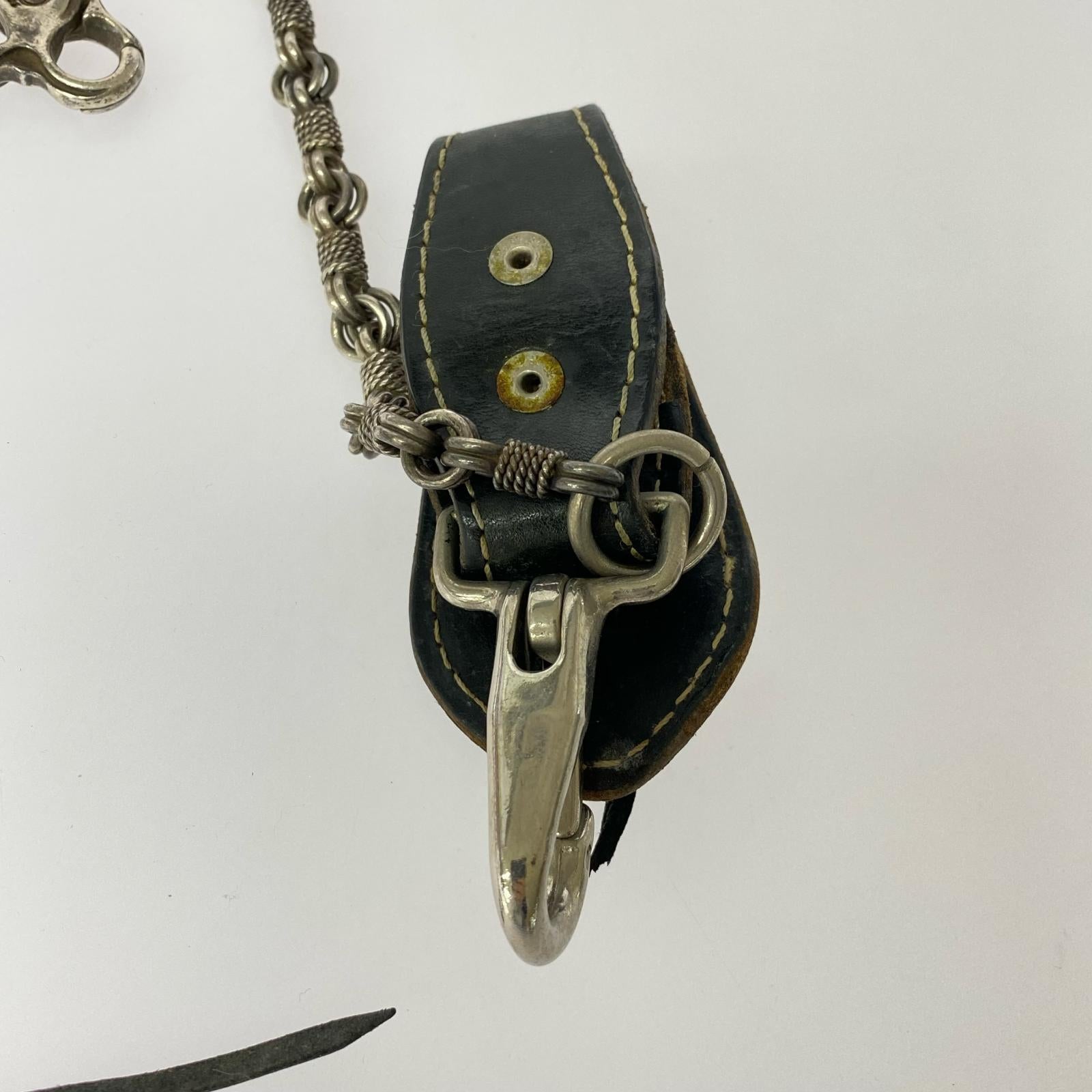ウォレットチェーン SV925 130g ブラック