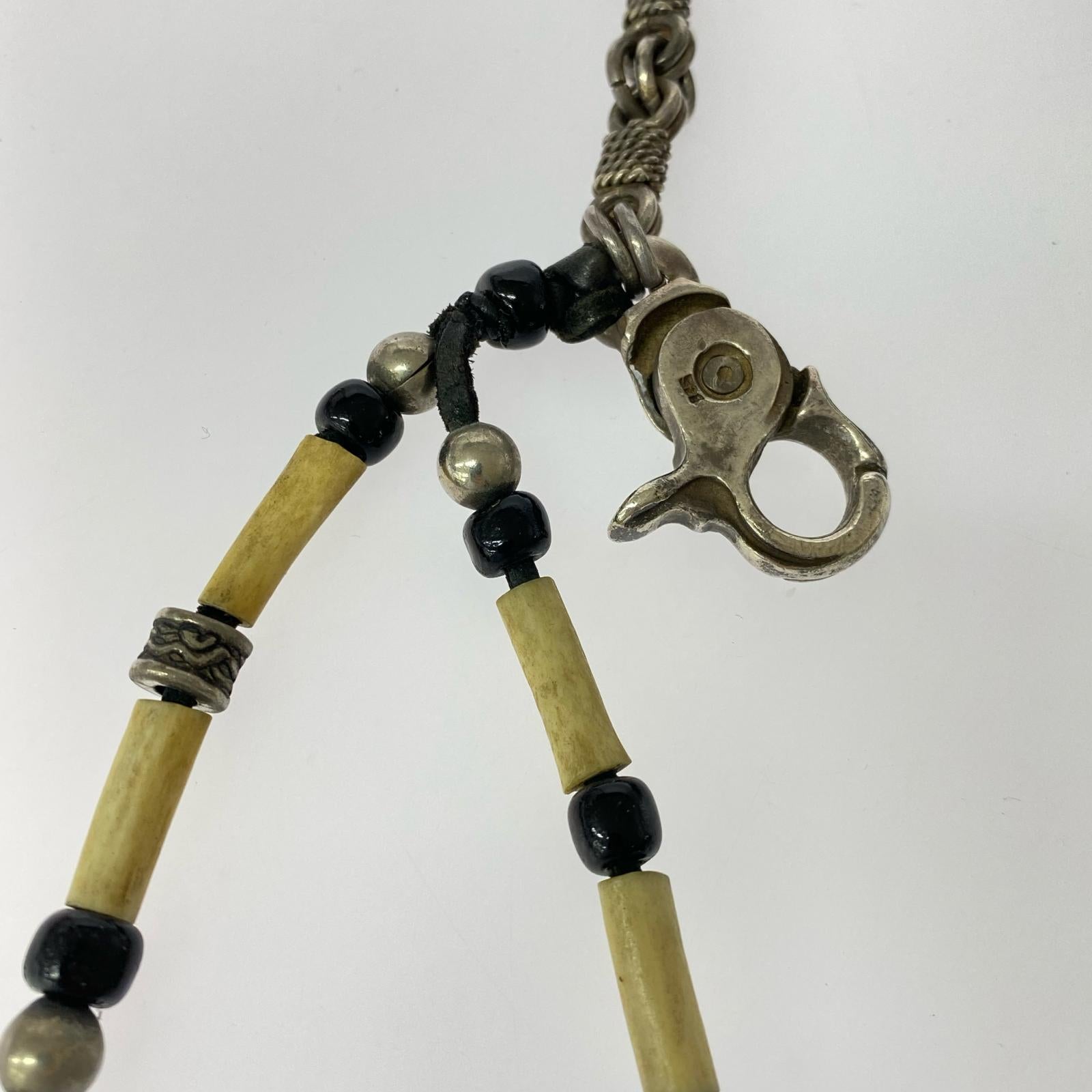 ウォレットチェーン SV925 130g ブラック