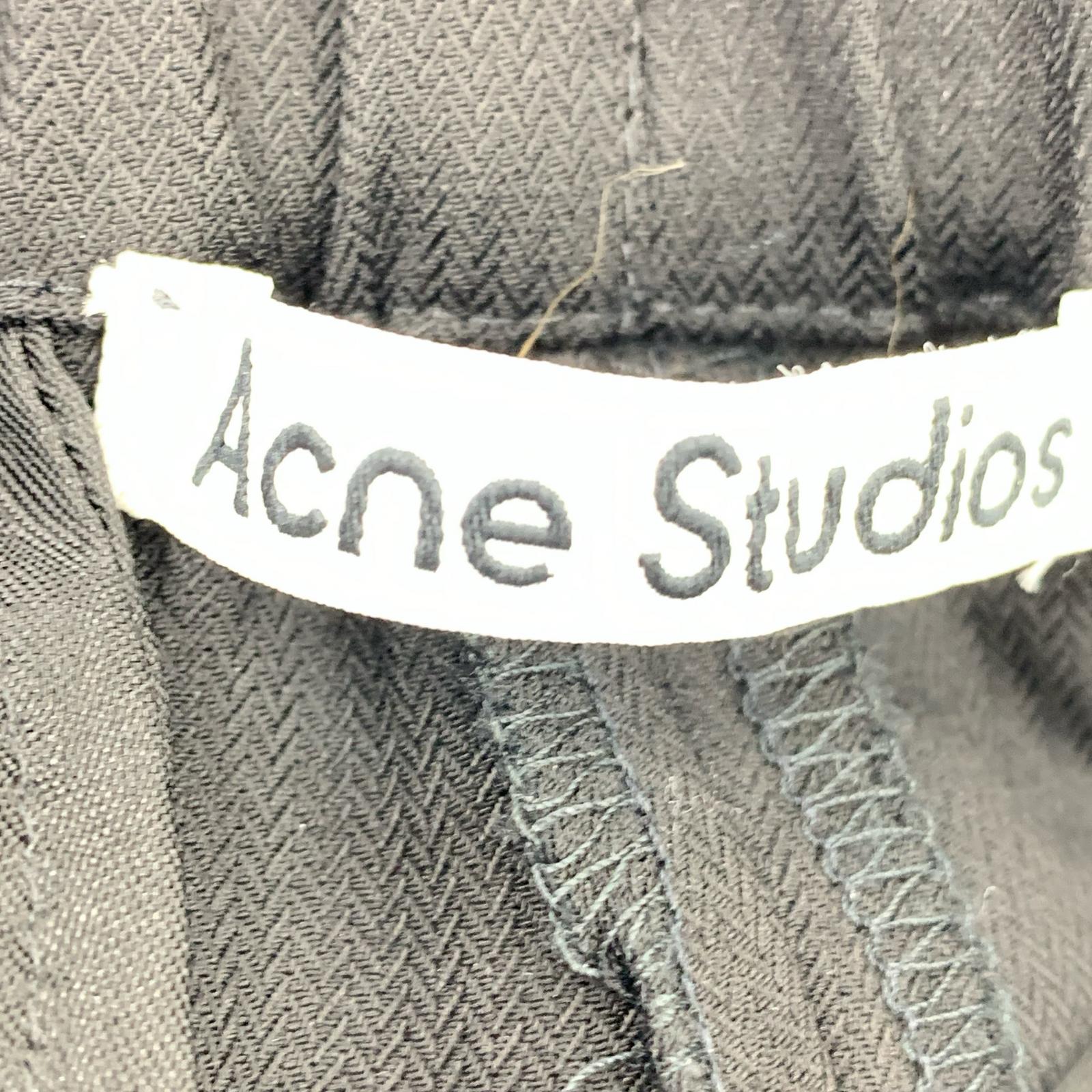 パンツ Acne Studios ワイドテーラードパンツ AK0770 黒 (32) 32 ブラック