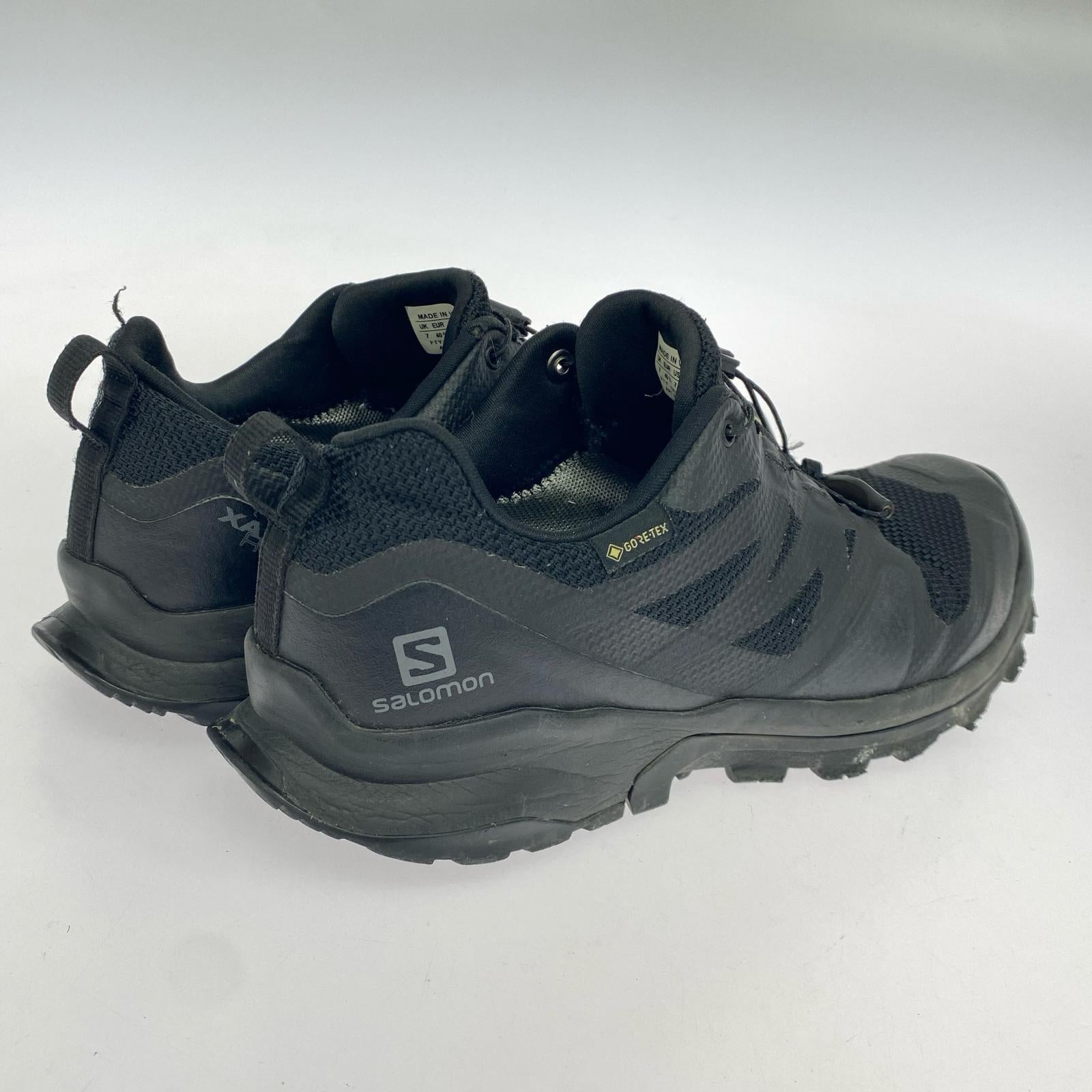 スニーカー SALOMON X-ADVENTURE GORE-TEX 411133 黒 (25.5) 25.5cm (US7 1/2 UK7 EU41) ブラック