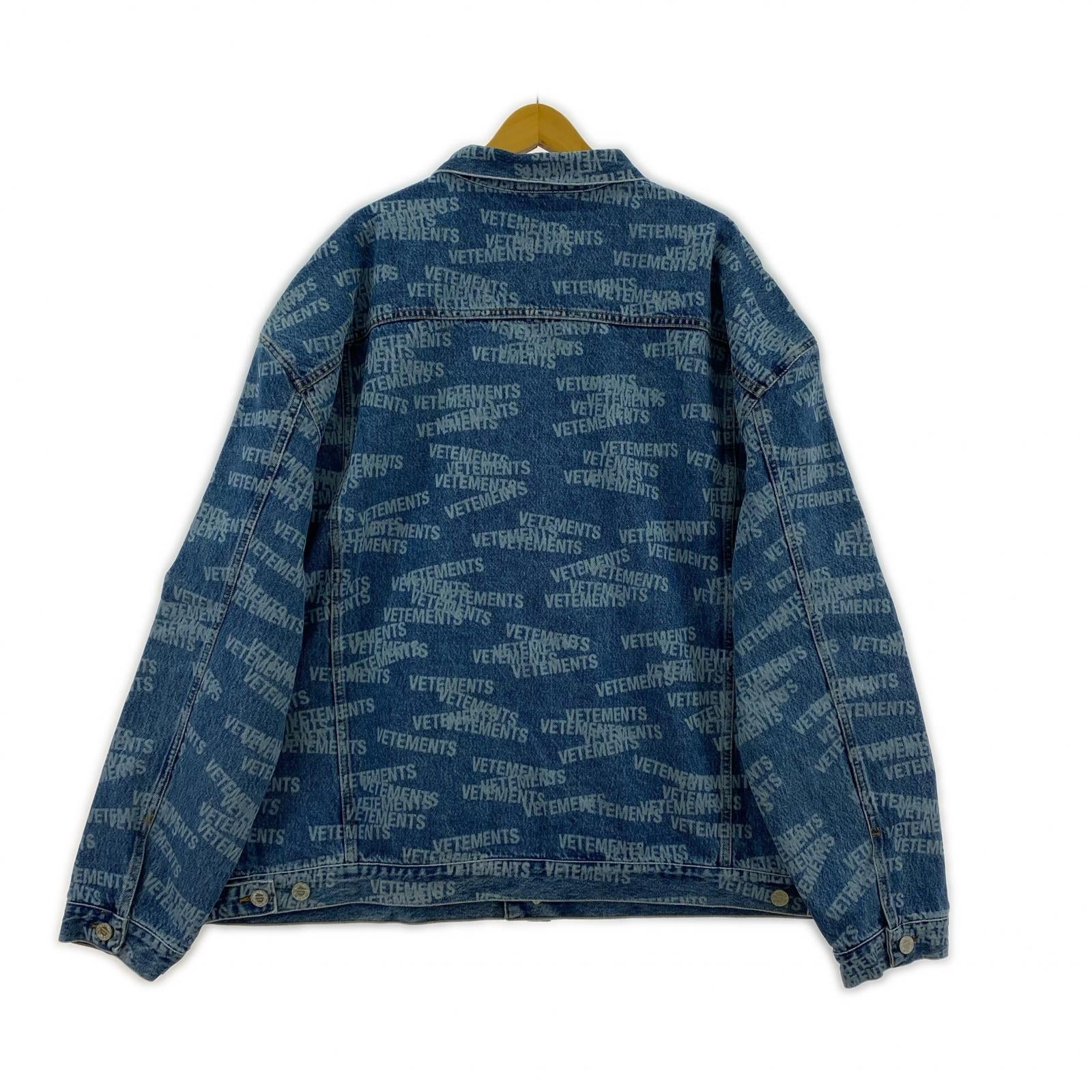 デニムジャケット Stamped Logo Denim Jacket/M/AB14196 ブルー