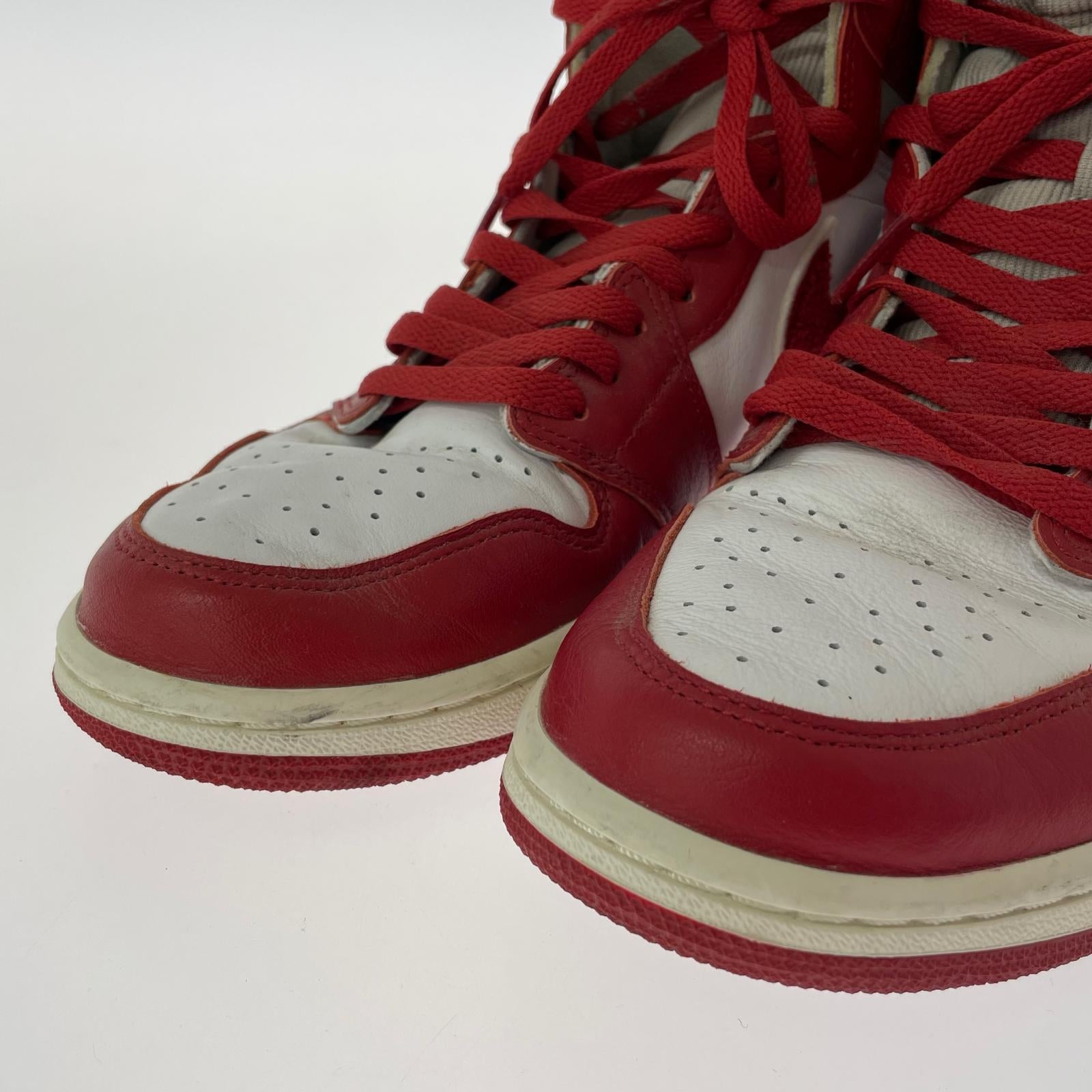 スニーカー WMNS AJ1 High OG RED 28.0cm 28cm (US10 UK9 1/2 EU46) レッド