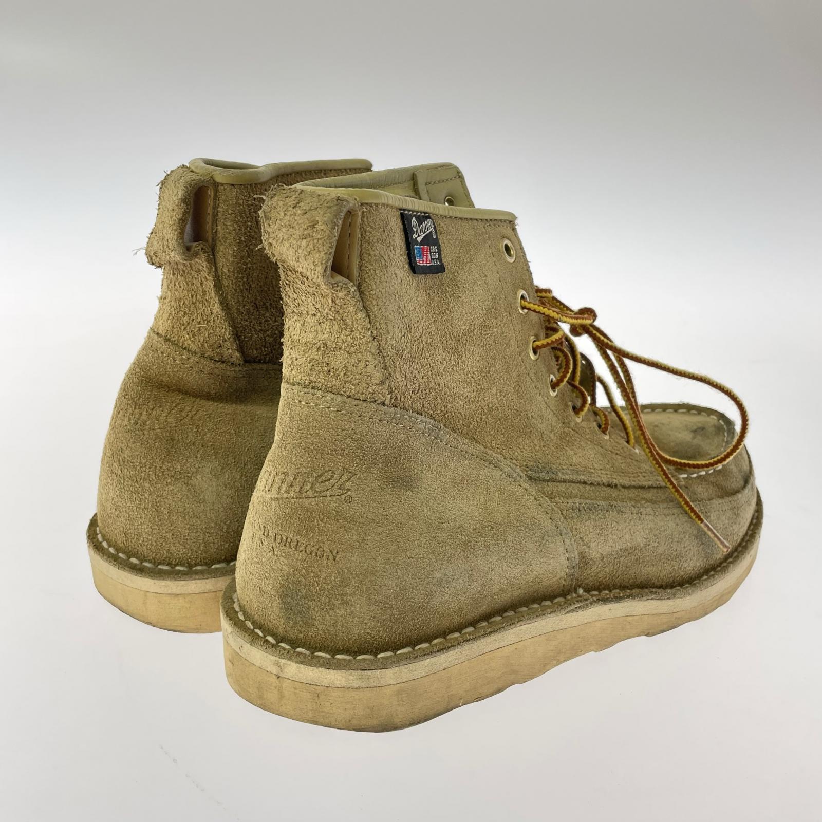 ブーツ 00s CAMALLI MOC TOE LACE UP BOOTS ベージュ