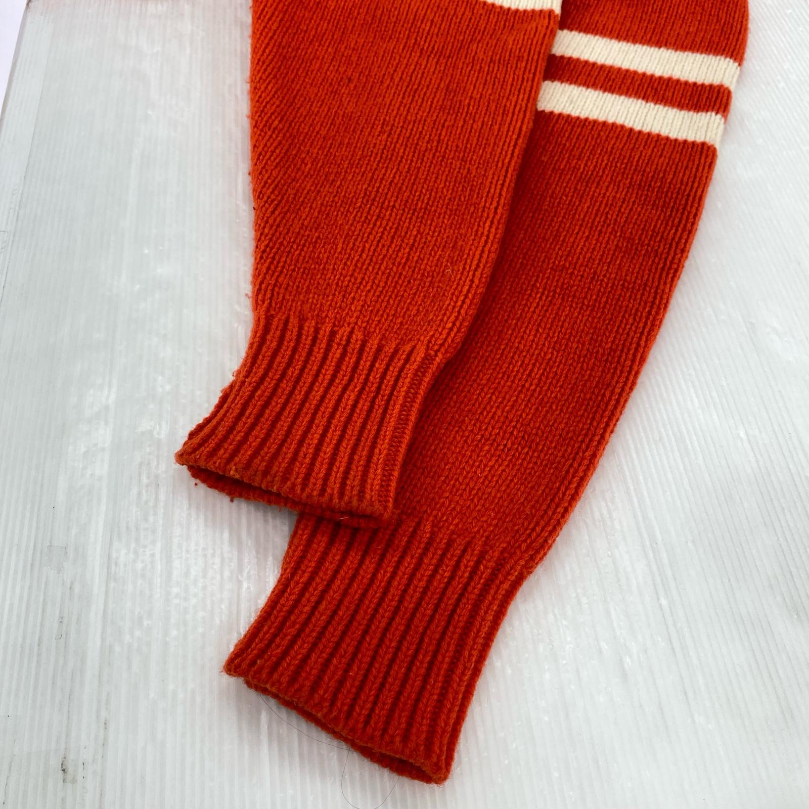 カーディガン LOW GAUGE KNIT CARDIGAN (L) オレンジ L オレンジ