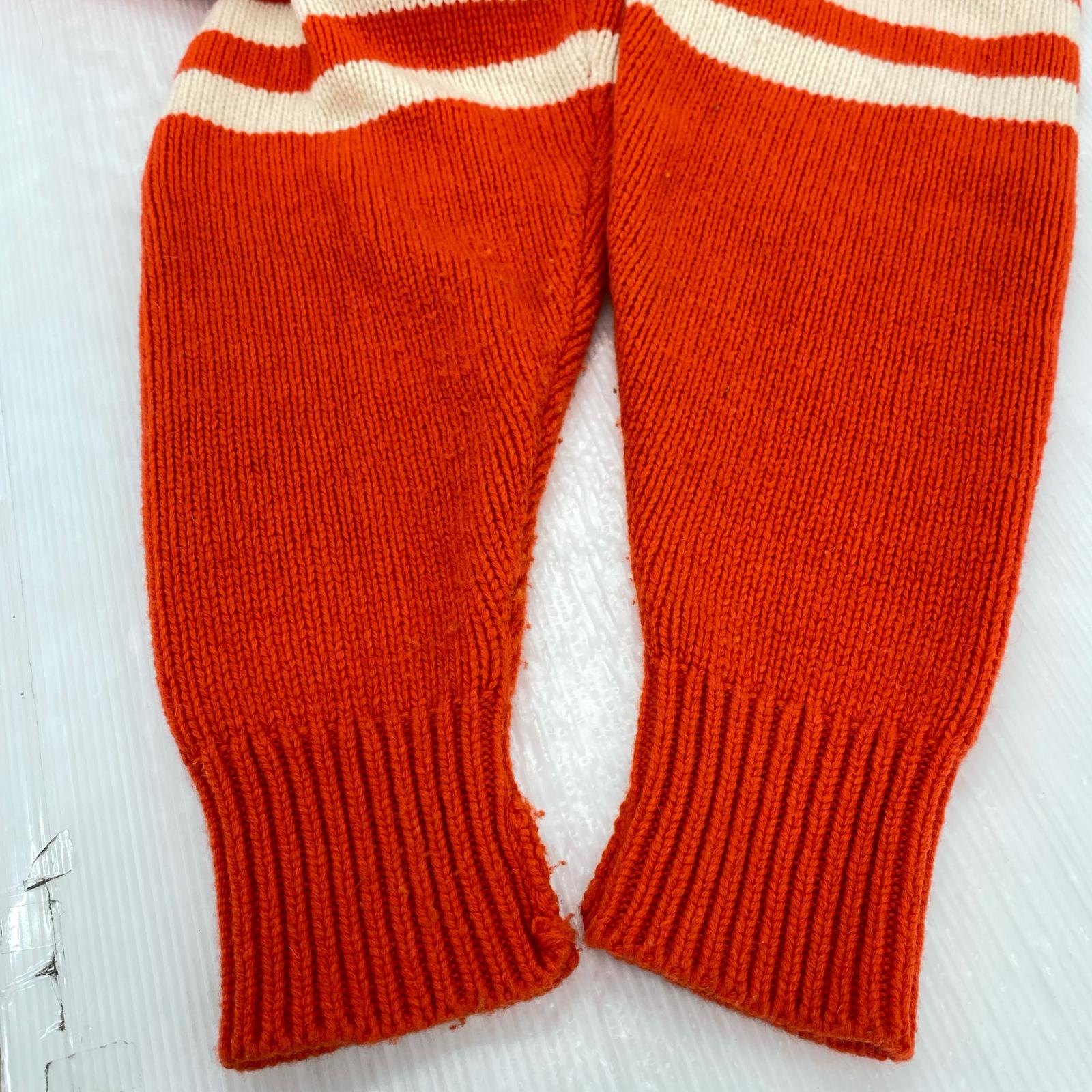 カーディガン LOW GAUGE KNIT CARDIGAN (L) オレンジ L オレンジ